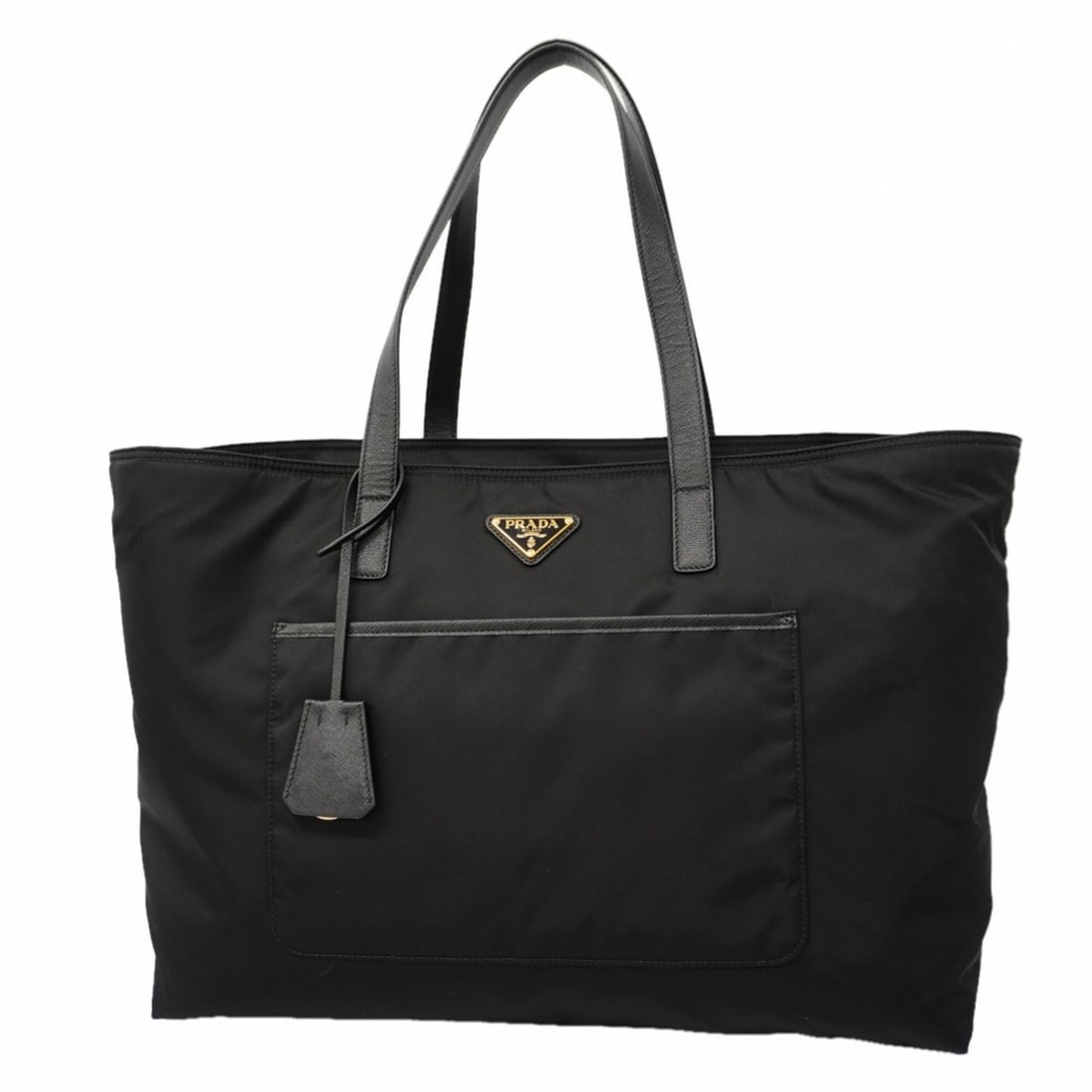 Prada Tessuto Nylon Tote Bag, Black, Women's: --- Catalog ---Category: SizeSize (HxWxD): 31cm x 41.5cm x 14cm / 12.2'' x 16.33'' x 5.51''Category: DesignType: Tote bagColor: BlackGender: WomenMaterial: Nylon Hardware Color: GoldCategory: GeneralB