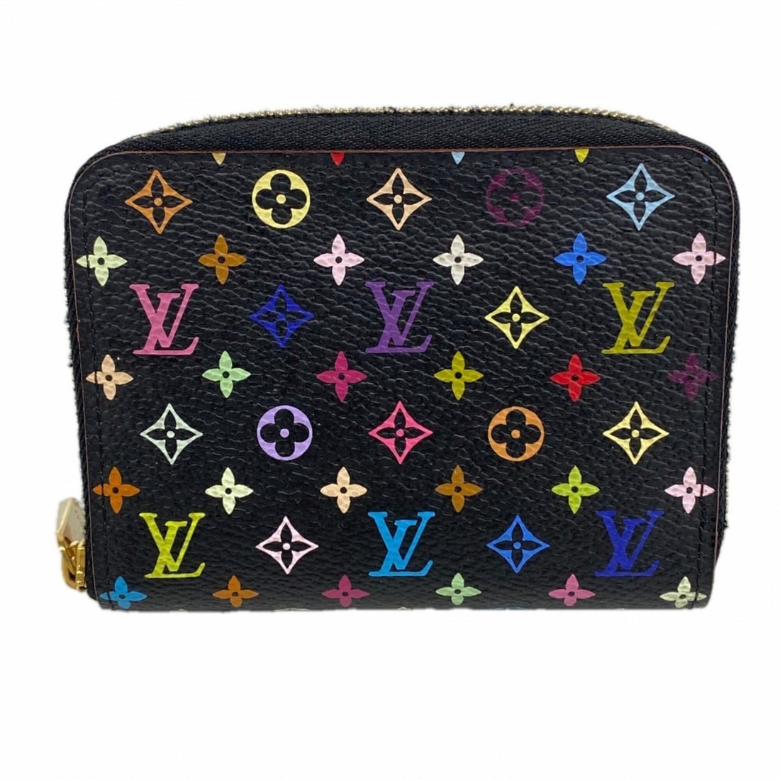 Louis Vuitton Monogram Multicolor Zippy Coin Purse M93740 Noir Grenade (Women's) (1 of 10)