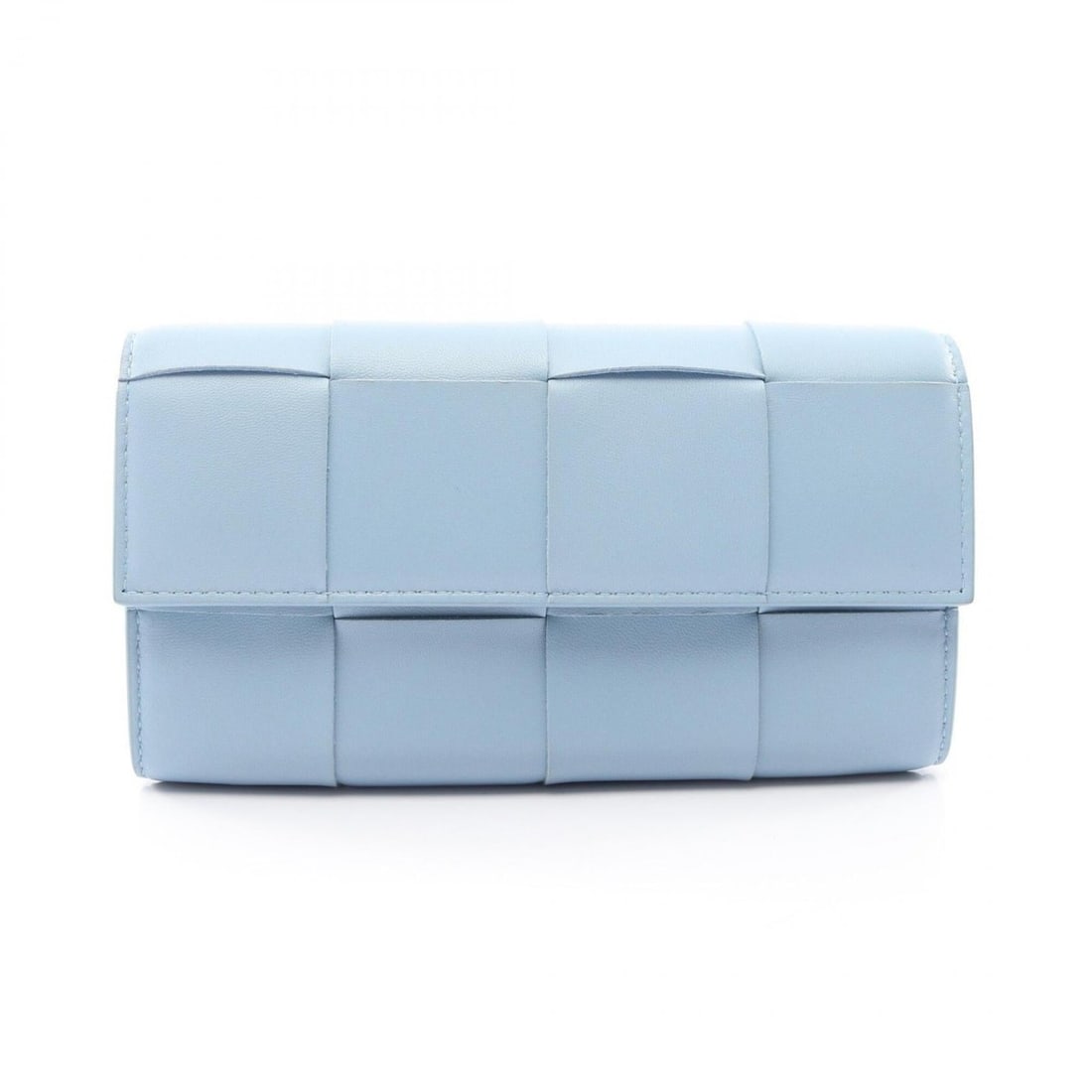Bottega Veneta Cassette Maxi Intrecciato Bi-fold Long Wallet, Leather, Women's, Blue: --- Catalog ---Category: SizeSize (HxWxD): 11cm x 19cm x 2cm / 4.33'' x 7.48'' x 0.78''Category: DesignType: Long wallet (bi-fold)Color: BlueGender: WomenMaterial: Leather Category: GeneralBrand: Bott
