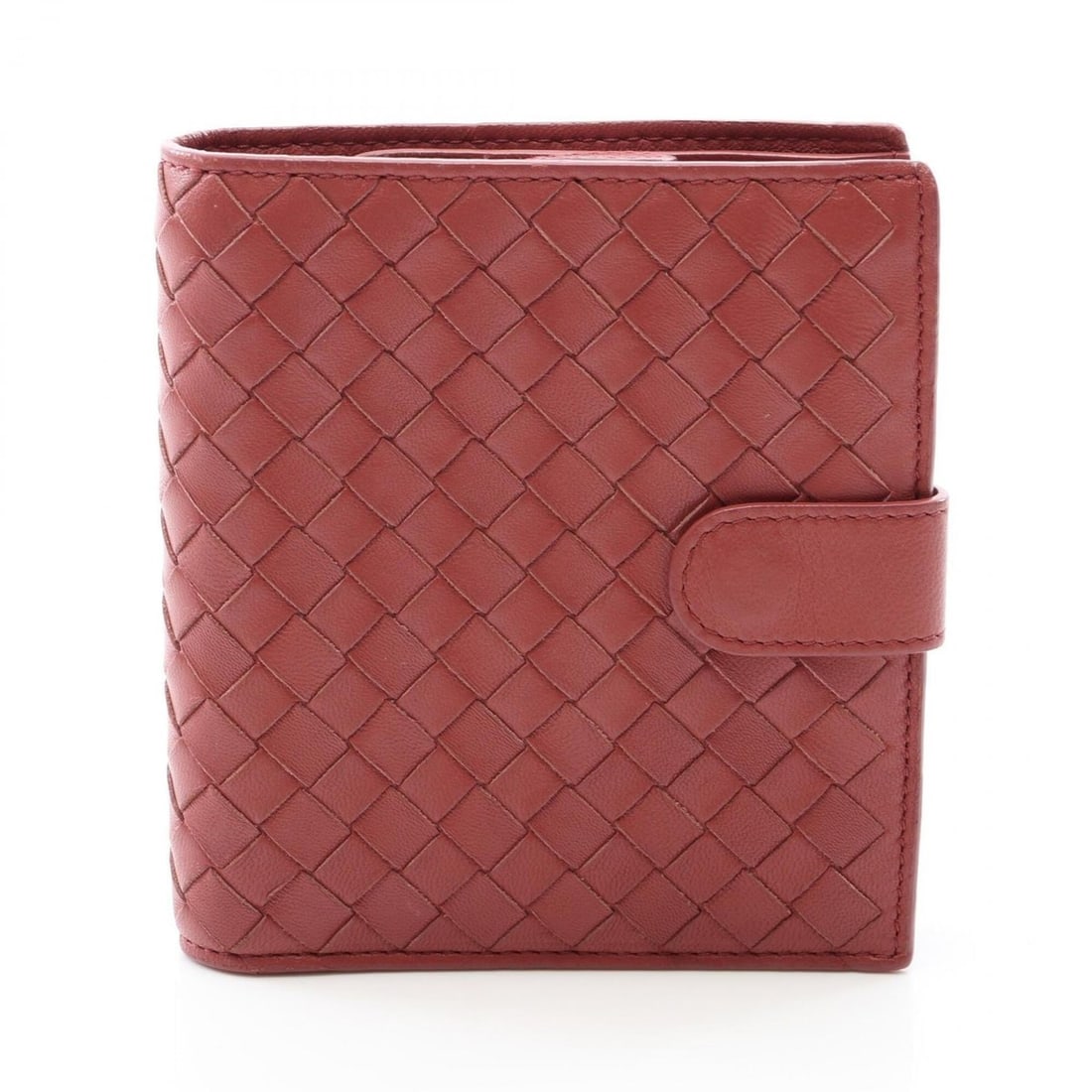 Bottega Veneta Intrecciato Bi-fold Wallet, Leather, Women's, Bordeaux: --- Catalog ---Category: SizeSize (HxWxD): 12cm x 11cm x 2cm / 4.72'' x 4.33'' x 0.78''Category: DesignType: Wallet (bi-fold)Color: BordeauxGender: WomenMaterial: Intrecciato Category: GeneralBrand: B