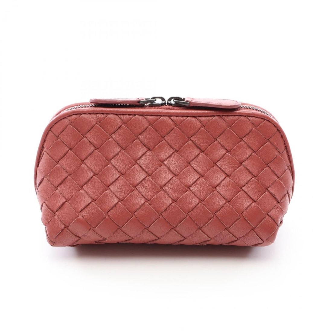 Bottega Veneta Intrecciato Handbag Pouch Leather for Women, Bordeaux (1 of 9)