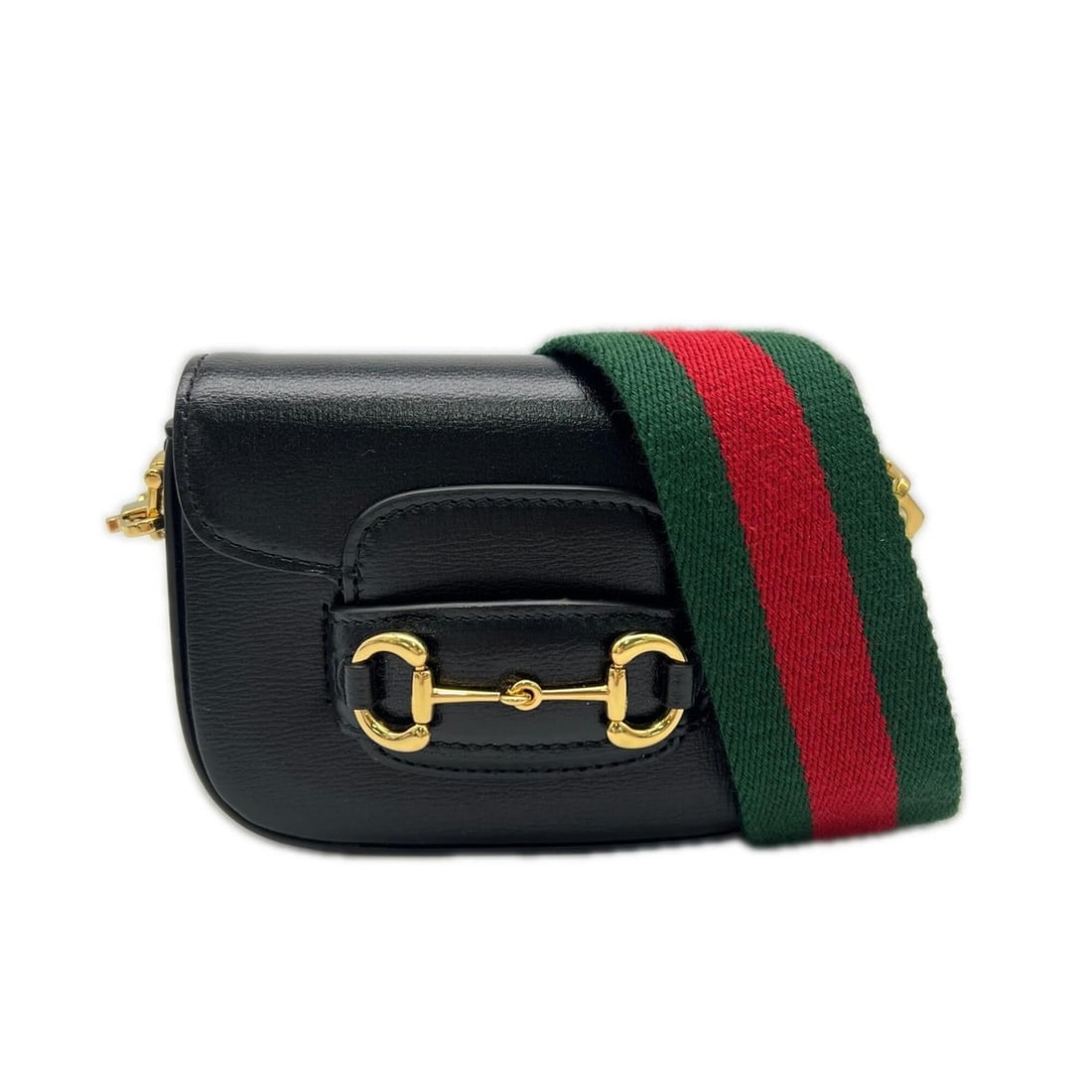 GUCCI Leather Horsebit 1955 699760 Shoulder Bag, Black Canvas, Women's: --- Catalog ---Category: SizeSize (HxWxD): 9cm x 12.5cm x 4.5cm / 3.54'' x 4.92'' x 1.77''Strap Length: 67cm / 26.37''Handle Length: 19cm / 7.48''Category: DesignType: Shoulder bagColor: BlackGender: 