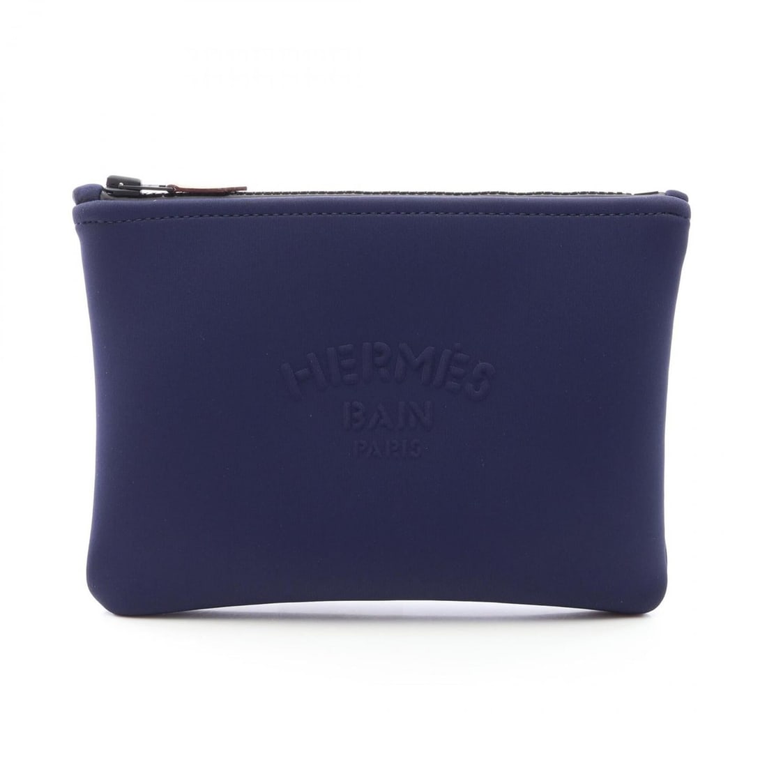 Hermes NeoBain PM Blue Marine Handbag Pouch Neoprene Women's Navy H104311M 01: --- Catalog ---Category: SizeSize (HxWxD): 16cm x 22cm / 6.29'' x 8.66''Category: DesignType: PouchColor: Blue marine, NavyGender: WomenMaterial: Neoprene Category: GeneralMPN: H104311M 01Brand: Herme
