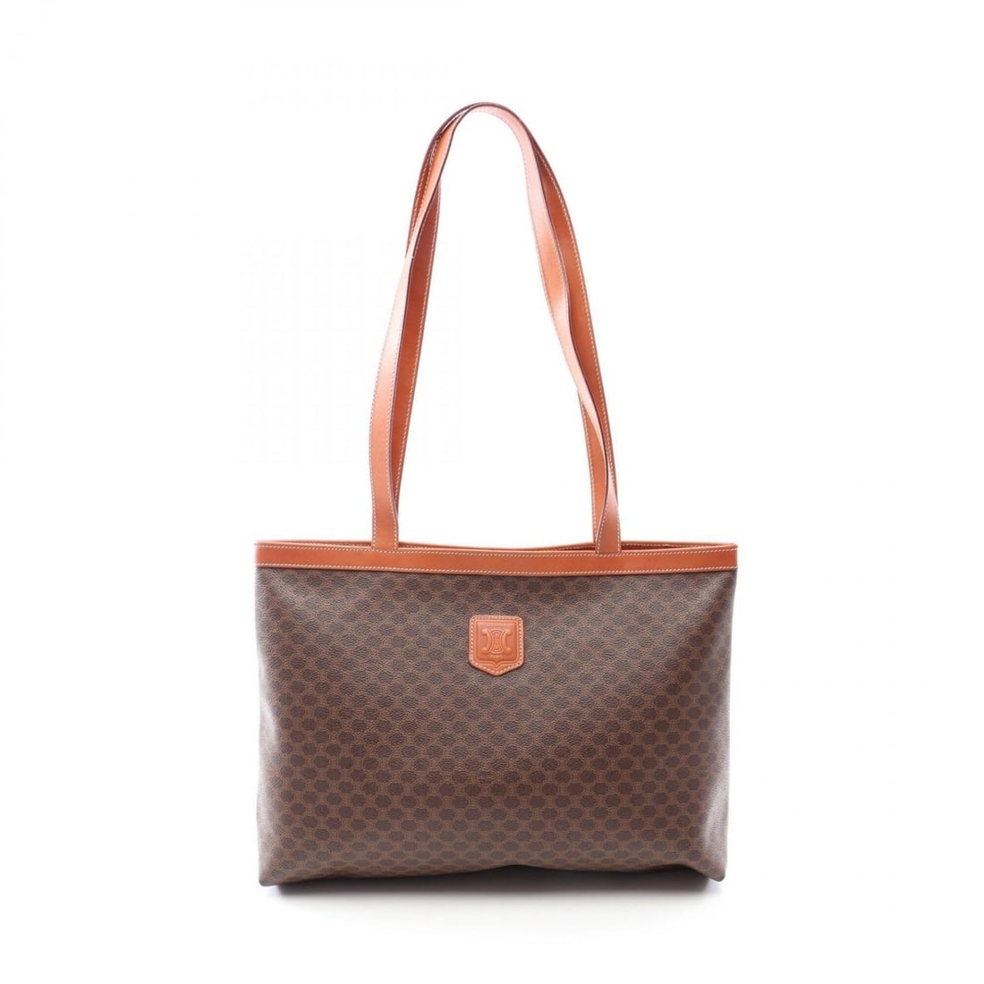 Celine Macadam Tote Bag Handbag, Coated Canvas Leather, Women's, Brown: --- Catalog ---Category: SizeSize (HxWxD): 28cm x 39cm x 12cm / 11.02'' x 15.35'' x 4.72''Category: DesignType: Handbag, Tote bagColor: BrownGender: WomenMaterial: Coated canvas , Leather Category: Ge