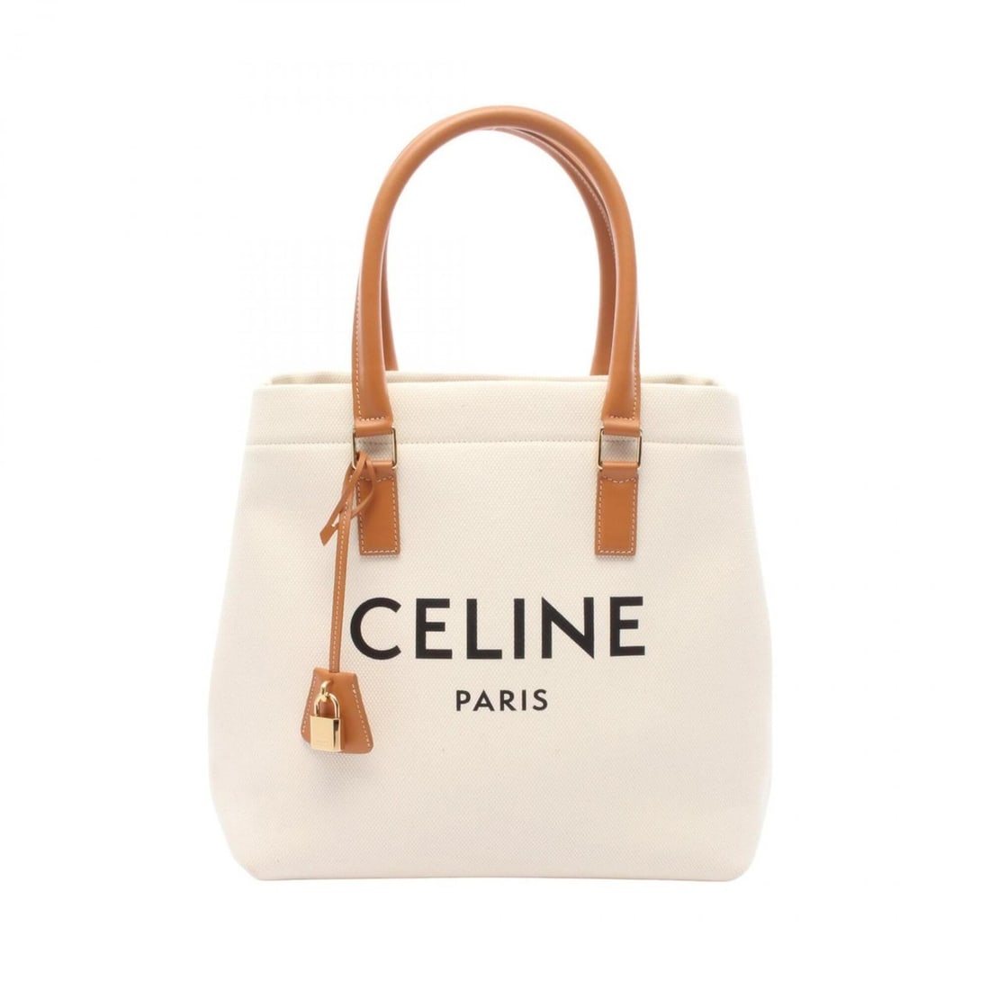 Celine Horizontal Cabas Tote Bag Handbag, Canvas and Leather, Women's, Ivory/Brown, 192162BNZ.02NT: --- Catalog ---Category: SizeSize (HxWxD): 33cm x 34cm x 19cm / 12.99'' x 13.38'' x 7.48''Category: DesignType: Handbag, Tote bagColor: Brown, IvoryGender: WomenMaterial: Canvas , Leather Category: Ge