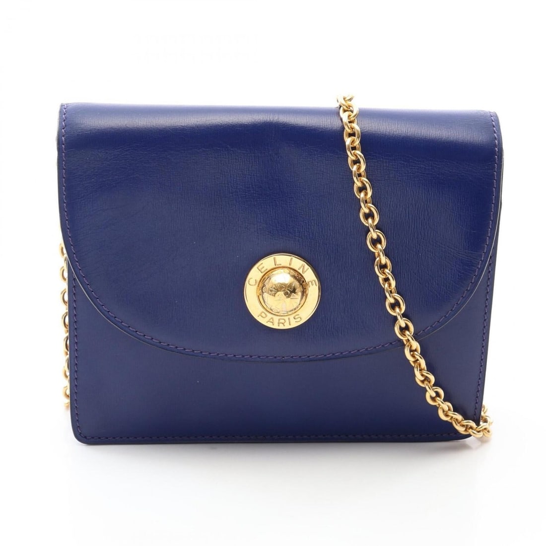 Celine Starball Shoulder Bag/Handbag, Leather, Women's, Blue: --- Catalog ---Category: SizeSize (HxWxD): 14.5cm x 17cm x 4cm / 5.7'' x 6.69'' x 1.57''Category: DesignType: Handbag, Shoulder bagColor: BlueGender: WomenMaterial: Leather Category: GeneralBrand: Cel