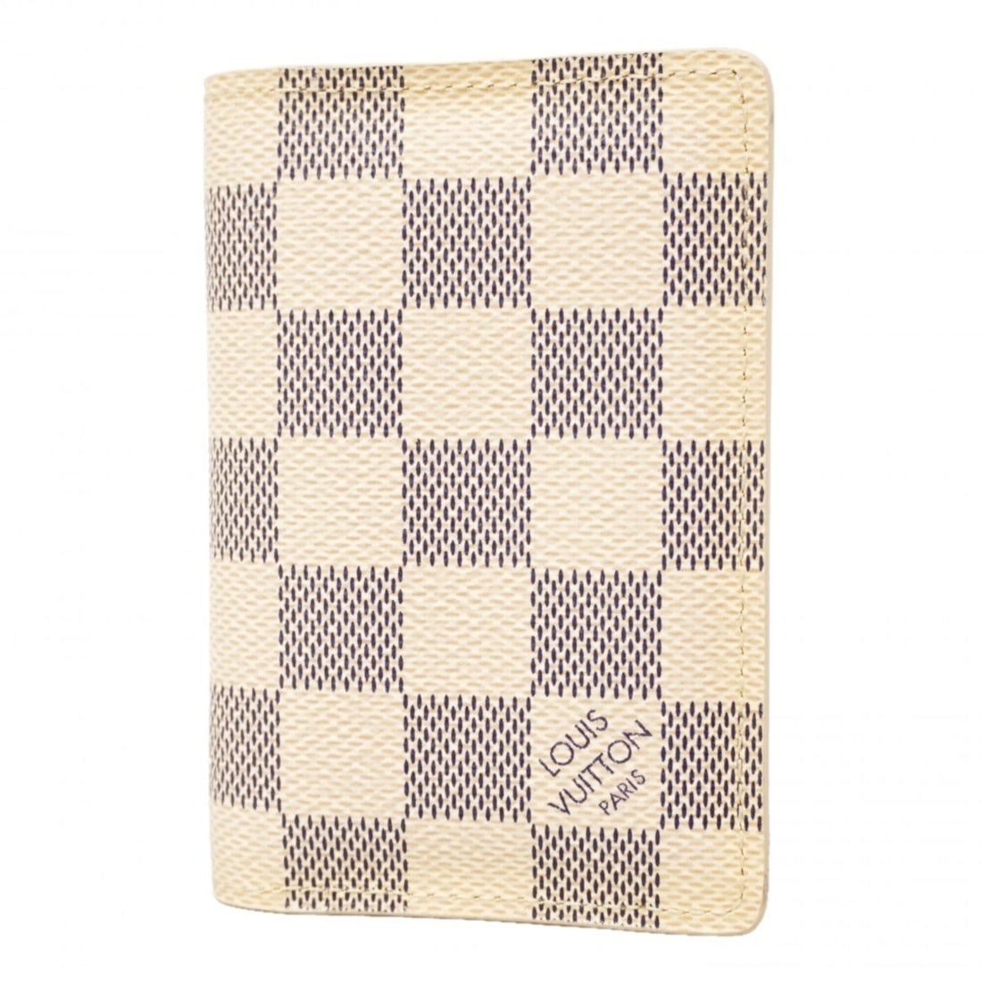 Louis Vuitton Damier Azur Organizer de Poche Business Card Holder/Card Case N63144 White: --- Catalog ---Category: DesignType: Card caseColor: WhiteGender: Men,WomenCategory: GeneralMPN: N63144Brand: Louis VuittonCategory: Physical PropertiesSize (HxWxD): 11cm x 7.5cm x 1cm / 4.33'' x 2.95