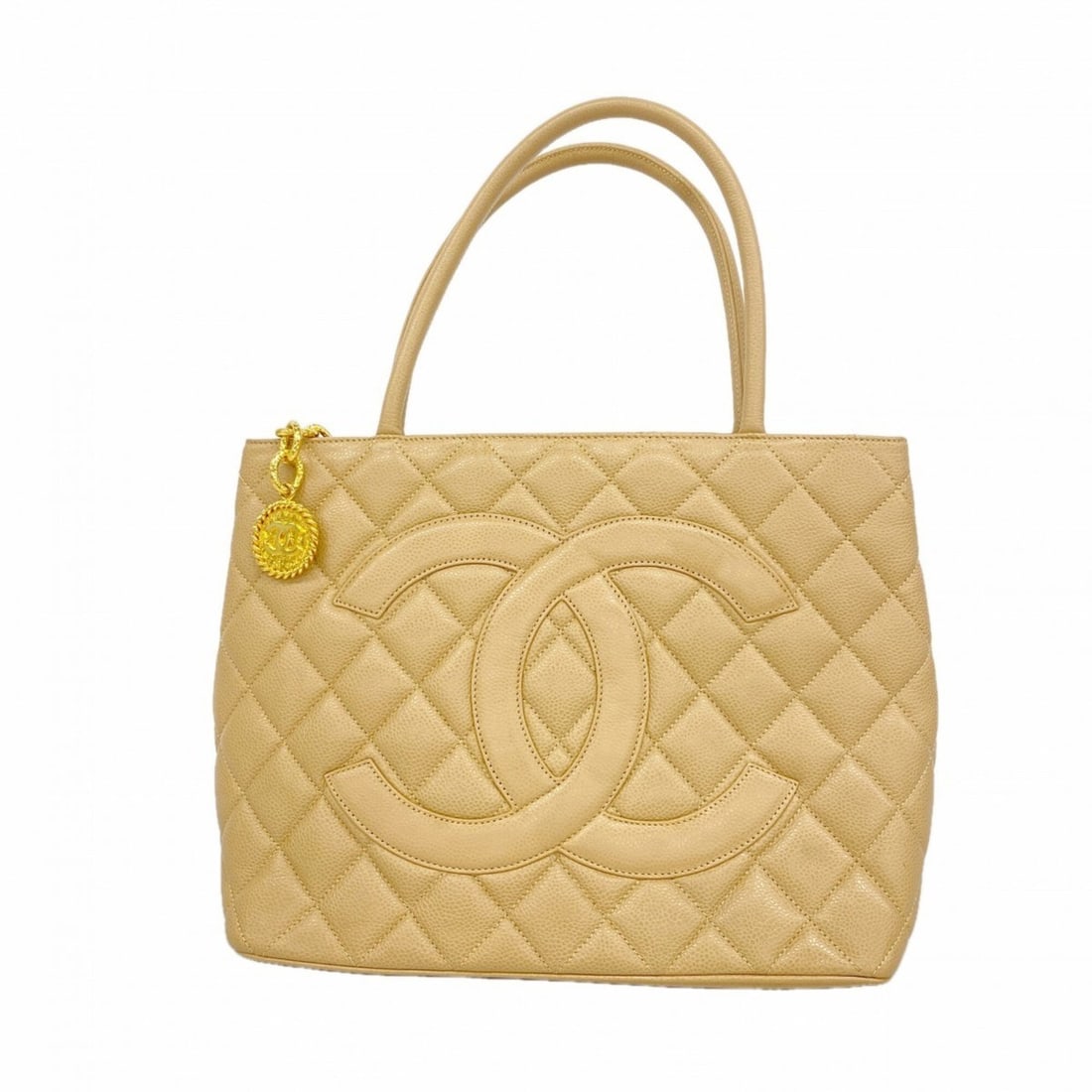 Chanel Tote Bag, Reissue Tote, Caviar Leather, Beige, Women's: --- Catalog ---Category: SizeSize (HxWxD): 24cm x 30cm x 15cm / 9.44'' x 11.81'' x 5.9''Category: DesignType: Tote bagColor: BeigeGender: WomenMaterial: Grained Calfskin Hardware Color: GoldCategory: 