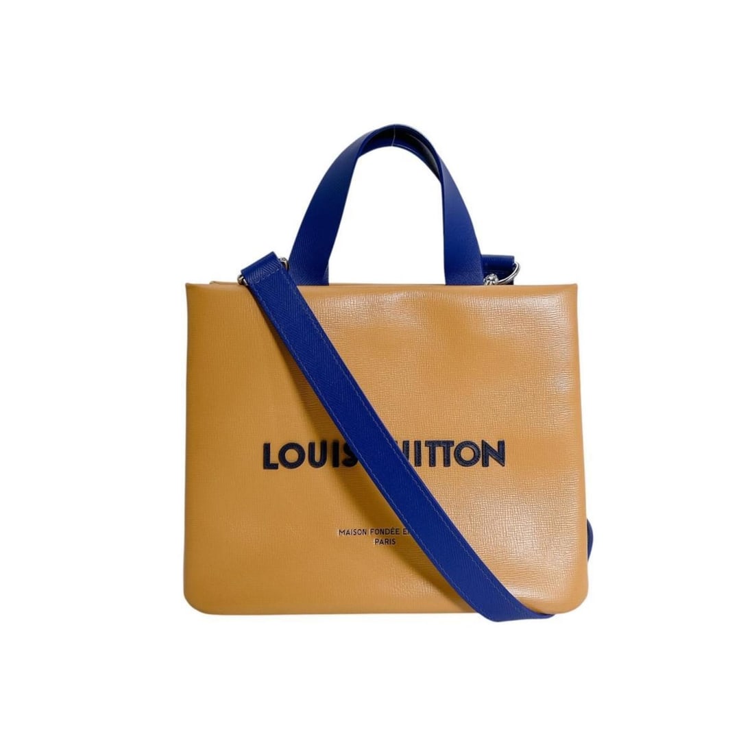Louis Vuitton LOUIS VUITTON Tote Bag Handbag Cowhide Leather Shopper MINI M28310 Saffron Yellow: --- Catalog ---Category: SizeSize (HxWxD): 20cm x 26cm x 10cm / 7.87'' x 10.23'' x 3.93''Category: DesignType: Handbag, Tote bagColor: Saffron, YellowGender: WomenMaterial: Leather Category: GeneralMP
