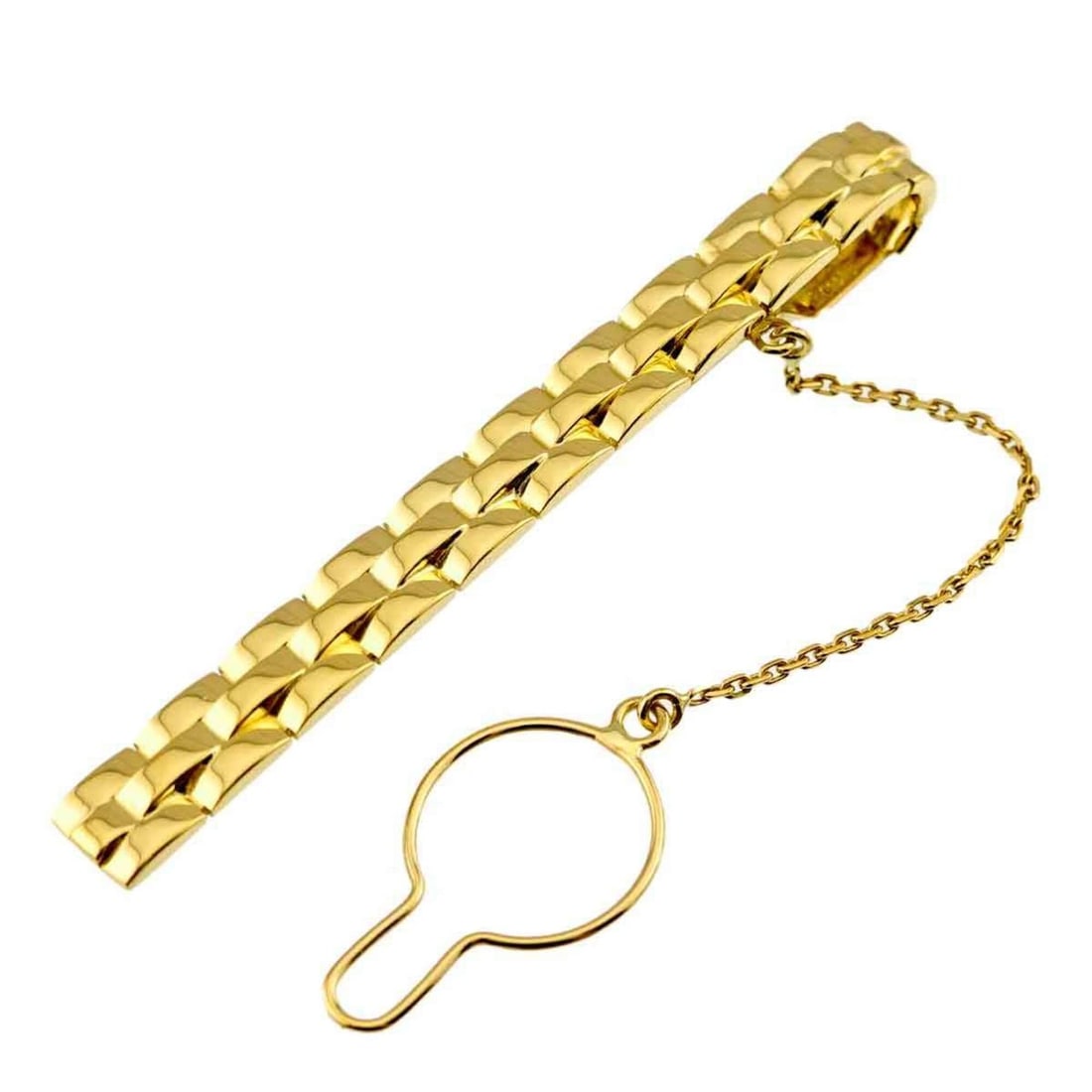 Cartier Panthère Tie Bar, 18K Yellow Gold (750) Pin: --- Catalog ---Category: SizeSize (HxWxD): 6.00mm x 62.20mm / 0.24'' x 2.45''Category: DesignType: Tie pinGender: MenMaterial: Yellow gold (18K)Category: GeneralBrand: Cartier--- Item List ---Section: