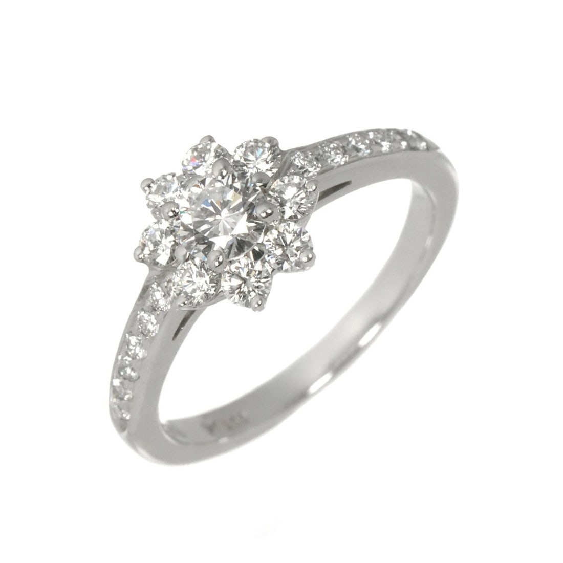 Tiffany & Co. Flora Ring, Diamond, Platinum, Flower Design, Diamond Ring (1 of 12)