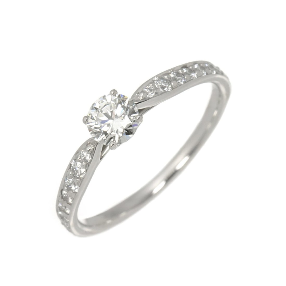 Tiffany & Co. Harmony Band Ring, 0.32ct Diamond, Platinum.: --- Catalog ---Category: SizeJP Size: 10US Size: 5.5Category: DesignType: Band ringGender: WomenMaterial: Platinum 950Category: GeneralBrand: Tiffany--- Item List ---Section: ConditionRanking: Rank SA