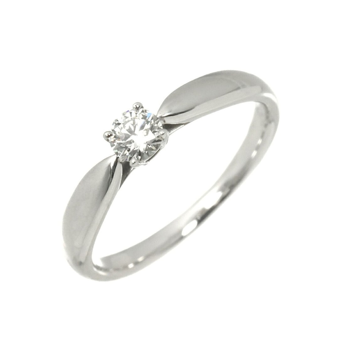 Tiffany & Co. Harmony Band Ring, 0.18ct Diamond, Platinum.: --- Catalog ---Category: SizeJP Size: 8US Size: 4.5Category: DesignType: Band ringGender: WomenMaterial: Platinum 950Category: GeneralBrand: Tiffany--- Item List ---Section: ConditionRanking: Rank SA 