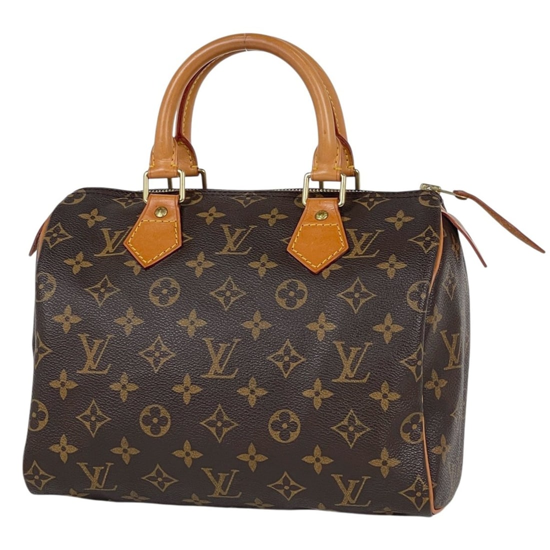 Louis Vuitton Speedy 25 Handbag, Monogram Brown, M41528, Women's: --- Catalog ---Category: SizeSize (HxWxD): 19cm x 25cm x 15cm / 7.48'' x 9.84'' x 5.9''Category: DesignType: HandbagColor: BrownGender: WomenMaterial: Monogram Category: GeneralMPN: M41528Brand: Louis