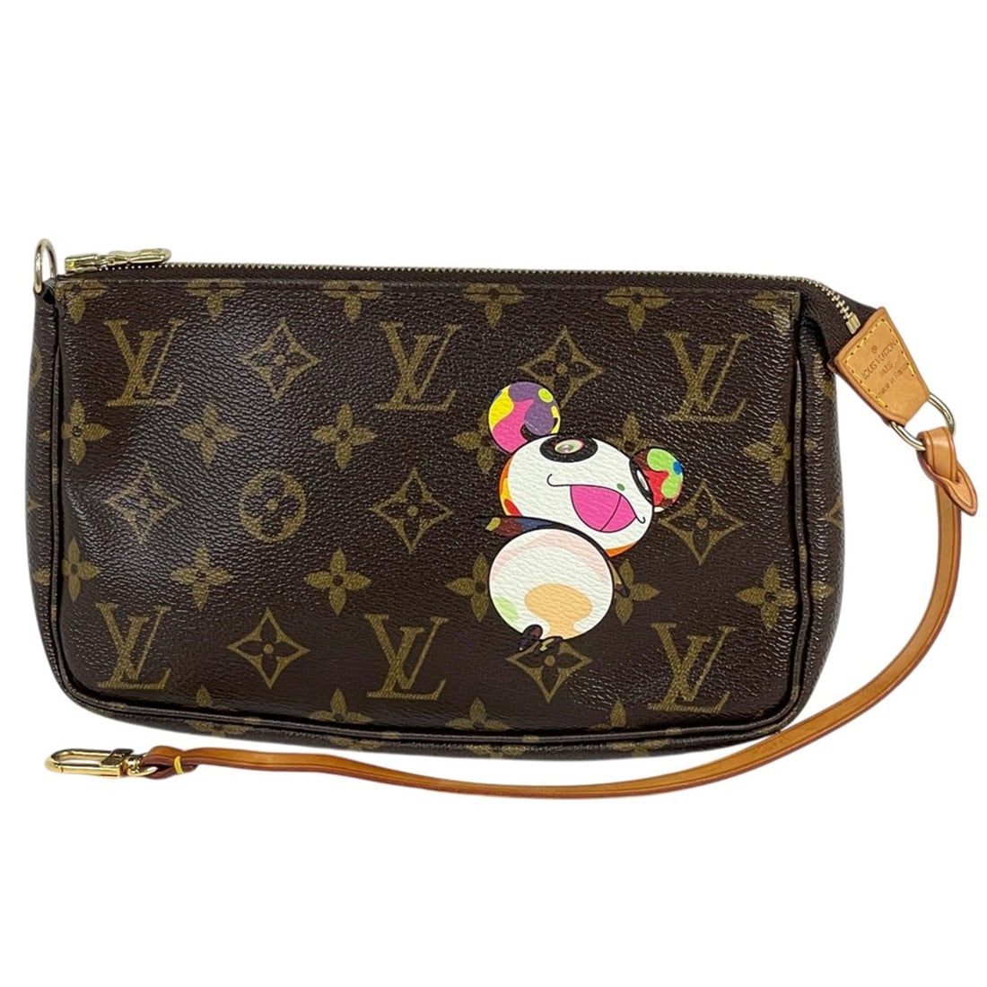 Louis Vuitton Pochette Accessoires Accessory Pouch, Makeup/Cosmetics, Takashi Murakami Monogram: --- Catalog ---Category: SizeSize (HxWxD): 12cm x 21cm x 3.5cm / 4.72'' x 8.26'' x 1.37''Category: DesignType: Pochette, PouchColor: Monogram PandaGender: WomenMaterial: Monogram Category: GeneralMPN: