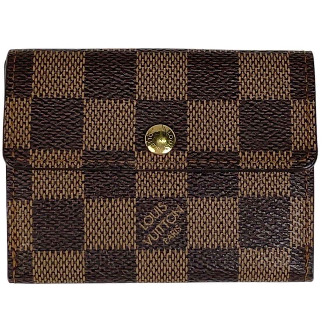 Louis Vuitton Ludlow Bi-fold Wallet/Coin Case, Damier Brown, N62925, Women's: --- Catalog ---Category: SizeSize (HxWxD): 7.5cm x 10cm x 1.5cm / 2.95'' x 3.93'' x 0.59''Category: DesignType: Coin purse/coin caseColor: BrownGender: WomenCategory: GeneralMPN: N62925Brand: Louis Vu