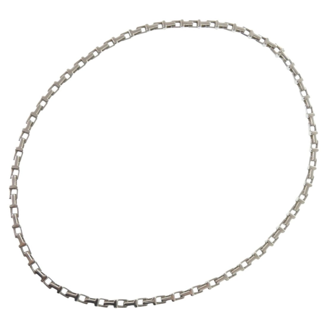 Tiffany & Co. T Narrow Chain Sterling Silver 925 Necklace 1587 (Men's): --- Catalog ---Category: SizeNeck Circumference: 52 cm / 20.47''Category: DesignColor: SilverGender: MenMaterial: Silver 925Necklace Type: NecklaceCategory: GeneralBrand: TiffanyCountry of Origin: Ita