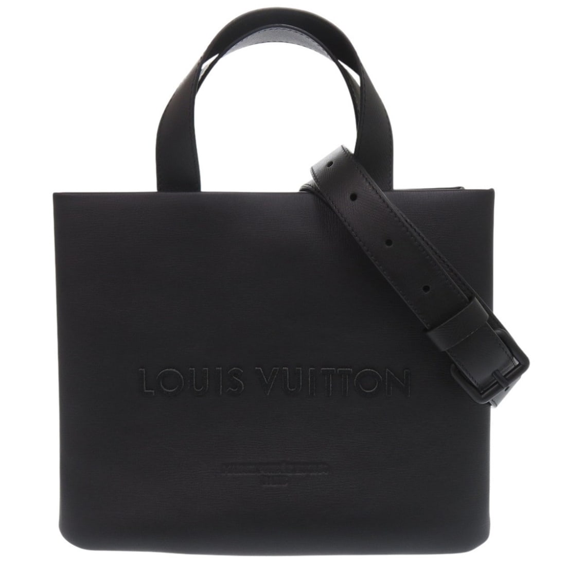Louis Vuitton Shopper Tote MINI M28311 Cowhide Leather Noir Bag Black LV 1031 LOUIS VUITTON Men's: --- Catalog ---Category: SizeSize (HxWxD): 20cm x 26cm x 11cm / 7.87'' x 10.23'' x 4.33''Category: DesignType: Tote bagColor: Black, NoirGender: MenMaterial: Leather Category: GeneralMPN: M28311Brand: