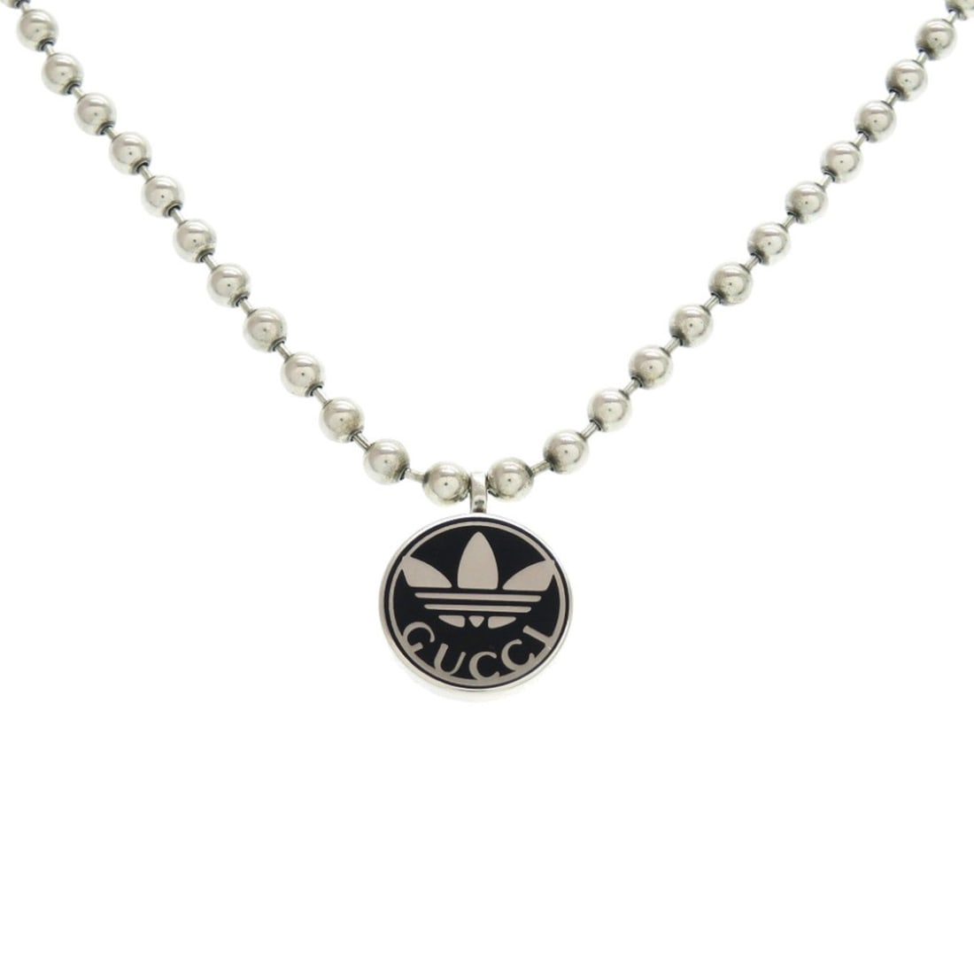 Gucci x Adidas collaboration G-ball chain interlocking sterling silver 925 necklace pendant 0791 (1 of 9)