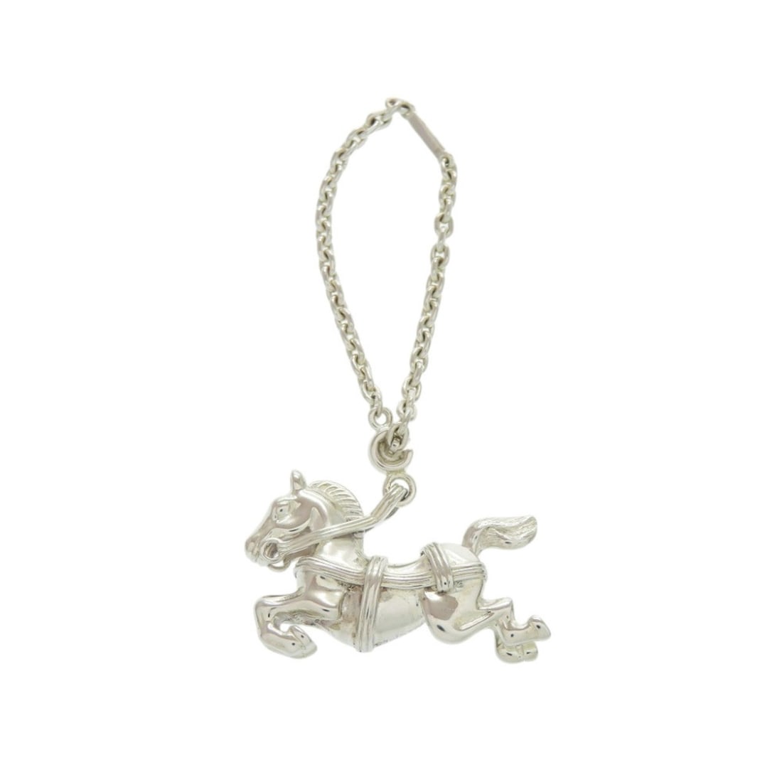 Hermes Cheval Horse Sterling Silver 925 Charm Keychain 0280HERMES: --- Catalog ---Category: SizeSize (HxWxD): 2.5cm x 4cm x 1cm / 0.98'' x 1.57'' x 0.39''Category: DesignType: KeyringColor: SilverGender: Women,MenMaterial: Silver 925Category: GeneralBrand: HermesCoun