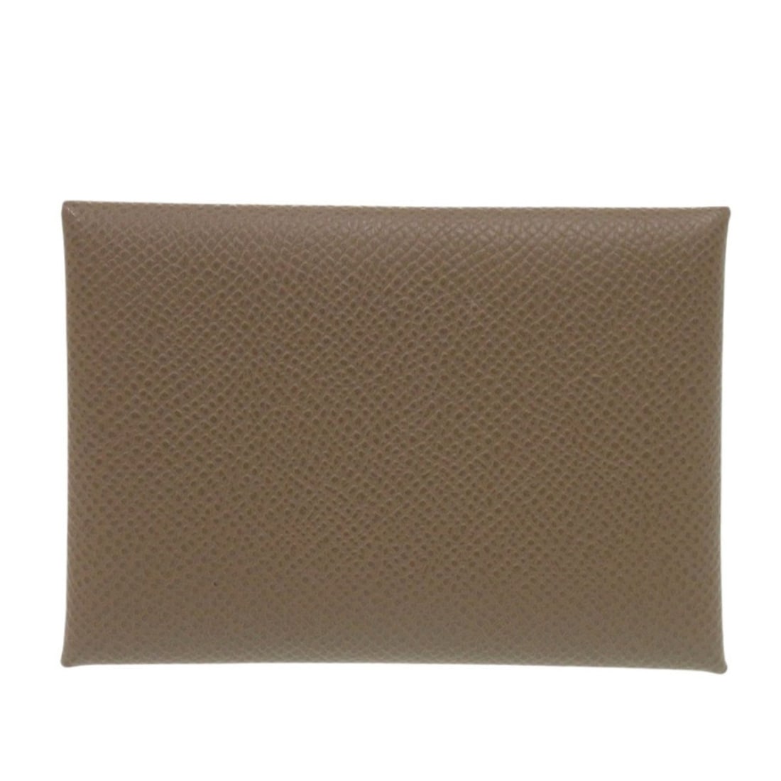 Hermes Calvi Duo Veau Epsom Etoupe W stamp (2024 production) Business card holder/card case: --- Catalog ---Category: DesignType: Card caseColor: Etoupe grayGender: WomenMaterial: Epsom leather Category: GeneralBrand: HermesCategory: Physical PropertiesSize (HxWxD): 7cm x 10cm x 2cm / 2.75'' 