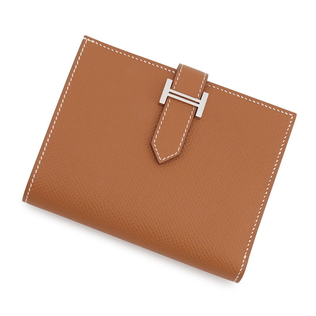 Hermes Bearn Compact Bi-fold Wallet, Gold, Epsom Leather, G Stamp. (Hermes wallet, bi-fold HERMES (1 of 11)