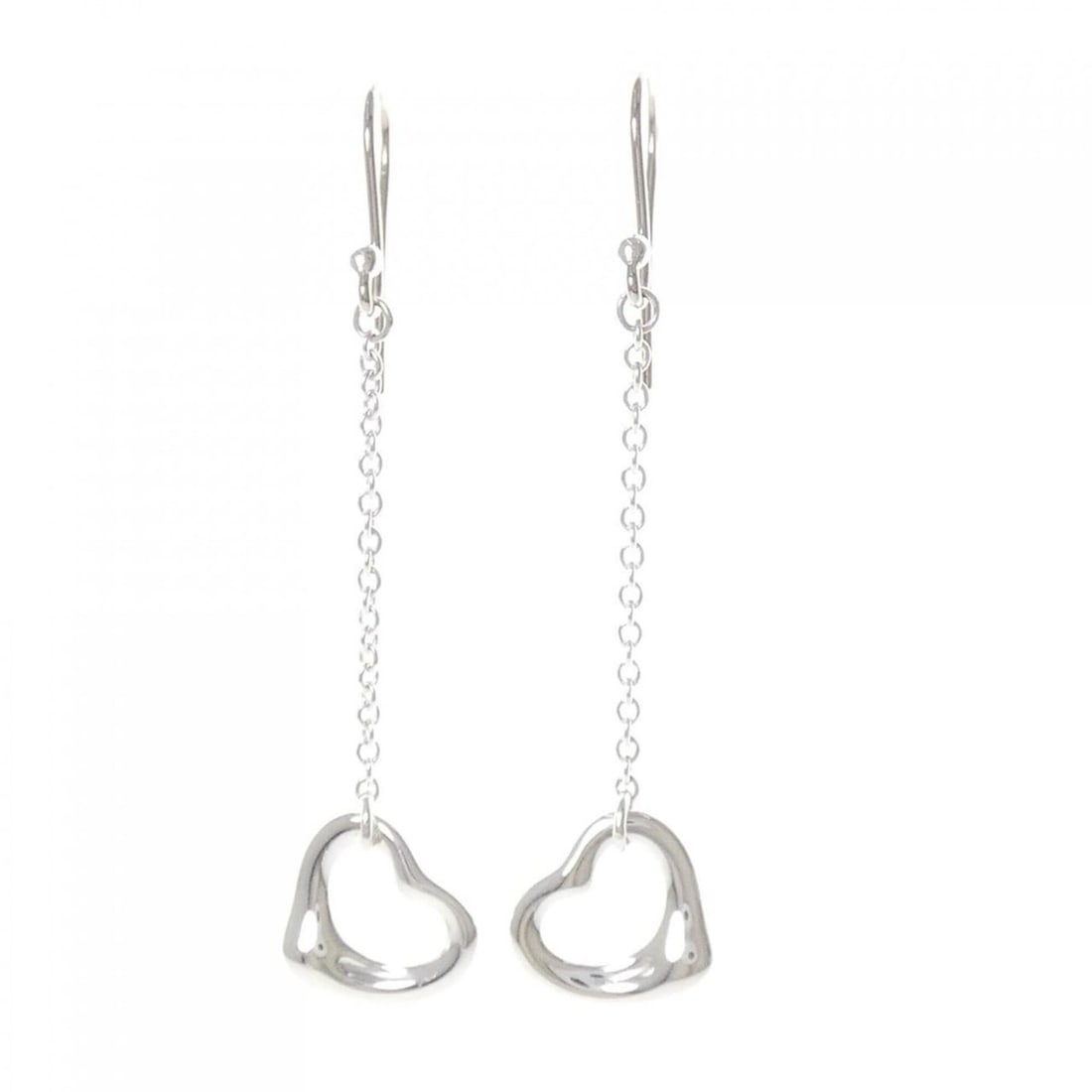 Tiffany Open Heart Drop Earrings: --- Catalog ---Category: SizeSize (HxWxD): 37.30mm x 10.30mm / 1.47'' x 0.41''Category: DesignType: Drop earringsGender: WomenMaterial: Silver 925Category: GeneralMPN: 60112465Brand: Tiffany--- Item