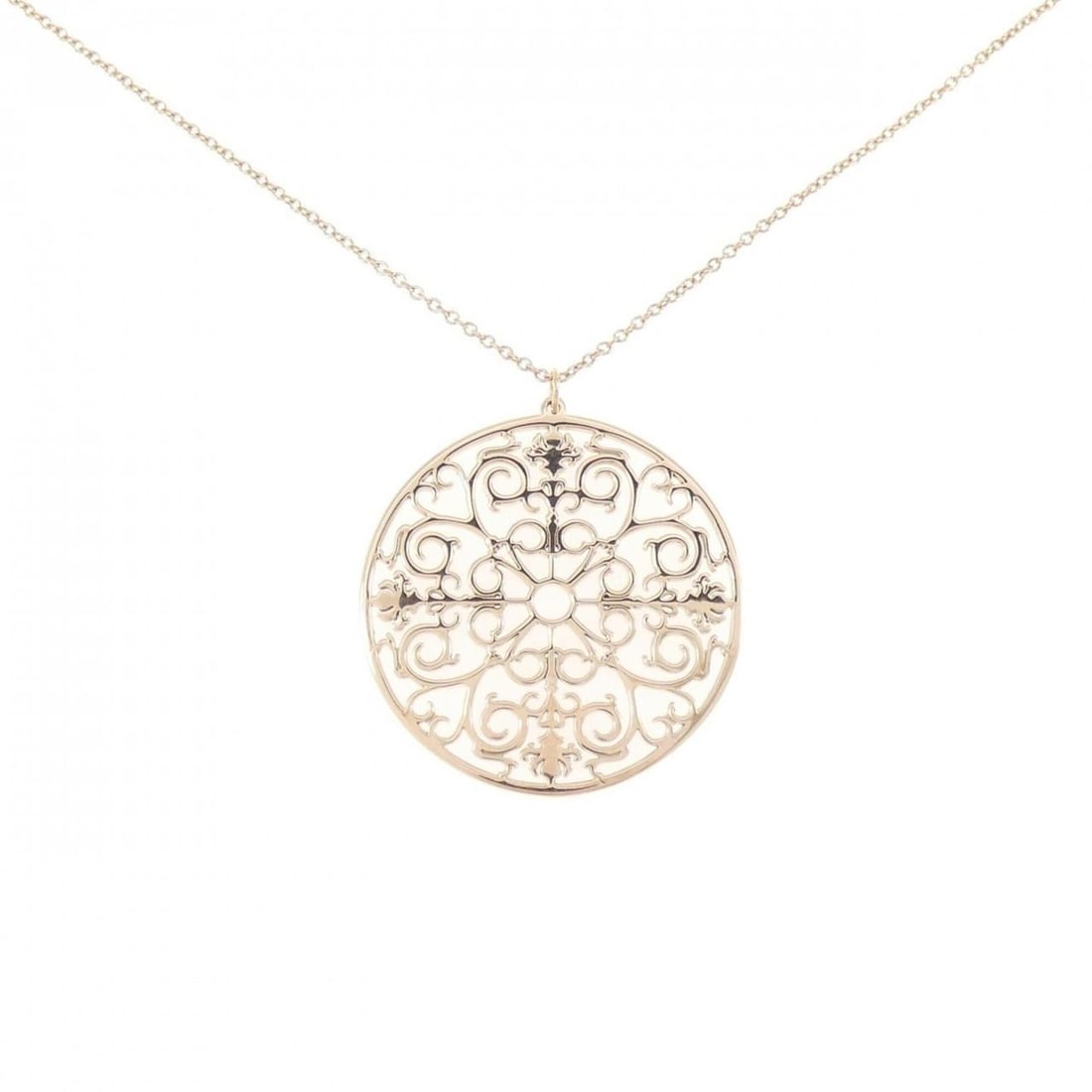 Tiffany Enchant Round Necklace: --- Catalog ---Category: SizePendant Size: 32.6mm x 28.5mm / 1.28'' x 1.12''Neck Circumference: 51 cm / 20.07''Category: DesignGender: WomenPendant Type: PendantNecklace Type: NecklaceCategory: