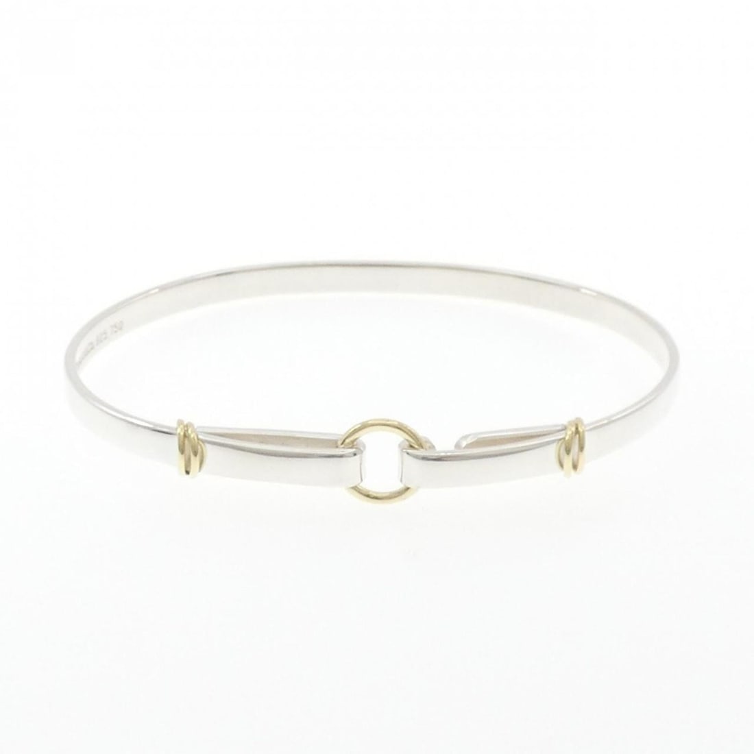 Tiffany & Co. 925 750YG Bracelet: --- Catalog ---Category: SizeLength: 17.5cm / 6.88''Category: DesignType: BangleGender: WomenMaterial: Silver 925, Yellow gold (18K)Category: GeneralBrand: Tiffany--- Item List ---Section: