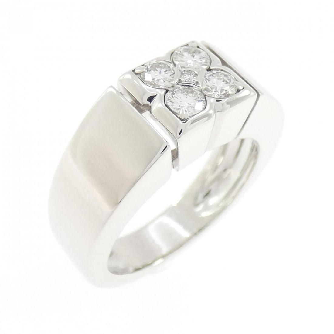 Van Cleef & Arpels J Ring: --- Catalog ---Category: SizeUS Size: 6.5Brand Size: 53Category: DesignType: Band ringGender: WomenMaterial: White gold (18K)Category: GeneralBrand: Van Cleef & Arpels--- Item List ---Section: