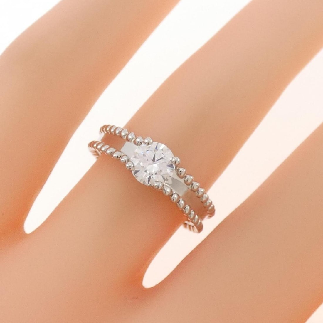 Van Cleef & Arpels Estelle Solitaire Ring 0.51CT E VVS2 3EXT - 5