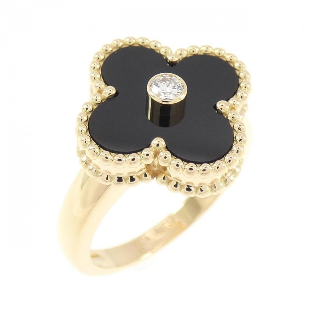 Van Cleef & Arpels Vintage Alhambra Ring: --- Catalog ---Category: SizeUS Size: 5.5Brand Size: 50Category: DesignType: Band ringGender: WomenMaterial: Yellow gold (18K)Category: GeneralMPN: VCARA41000Brand: Van Cleef & Arpels--- Item List