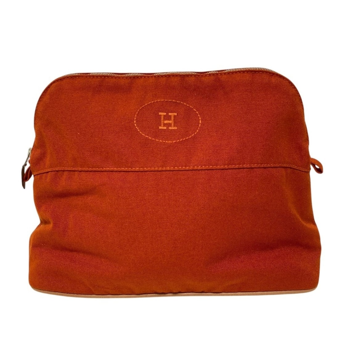 HERMES Bolide 31 Canvas Pouch, Orange, Women's: --- Catalog ---Category: SizeSize (HxWxD): 23cm x 30cm x 11cm / 9.05'' x 11.81'' x 4.33''Category: DesignType: PouchColor: OrangeGender: WomenMaterial: Canvas Category: GeneralLine: BolideBrand: Herme