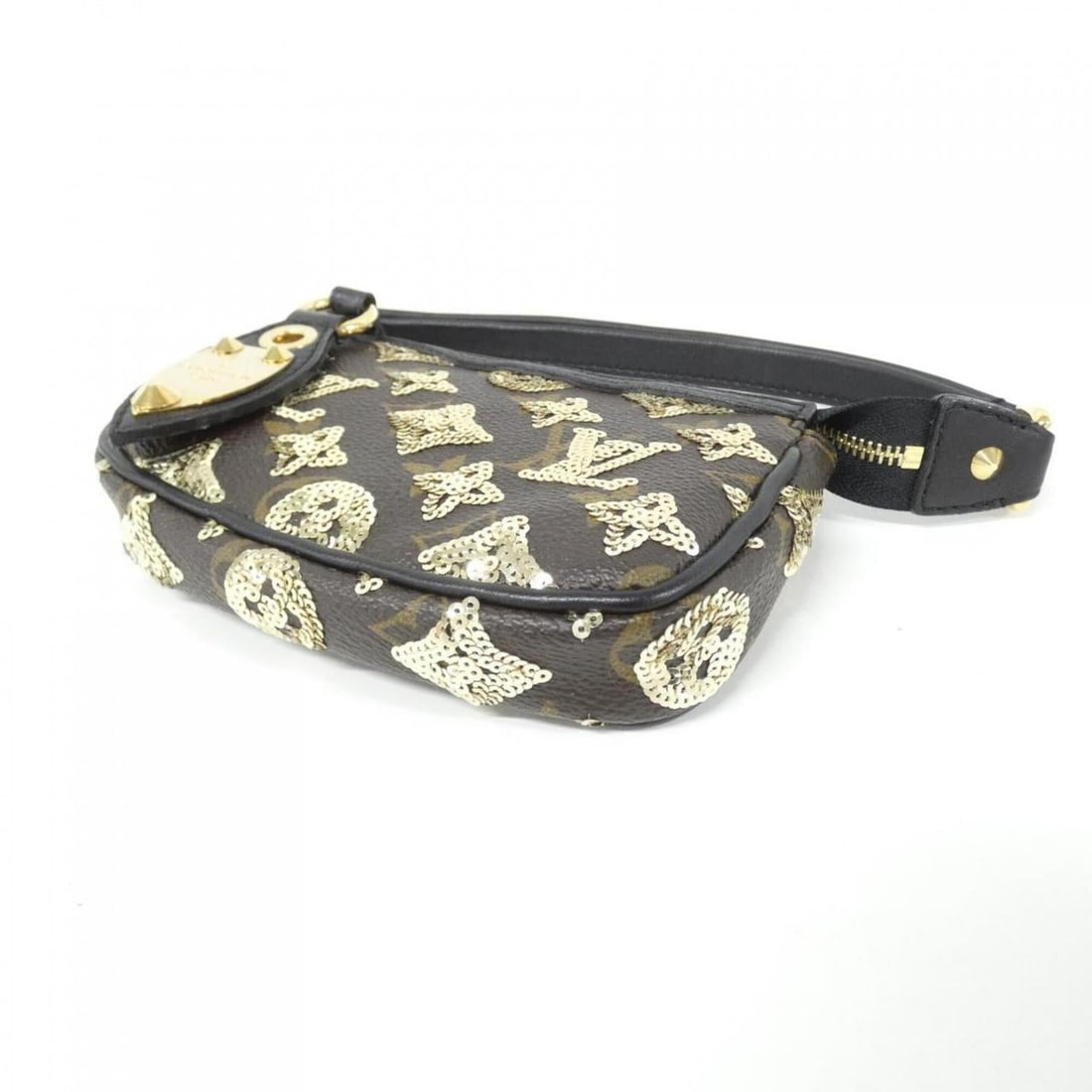 Louis Vuitton Monogram Eclipse Mini Pochette Accessoires M60125 Accessory Pouch - 2