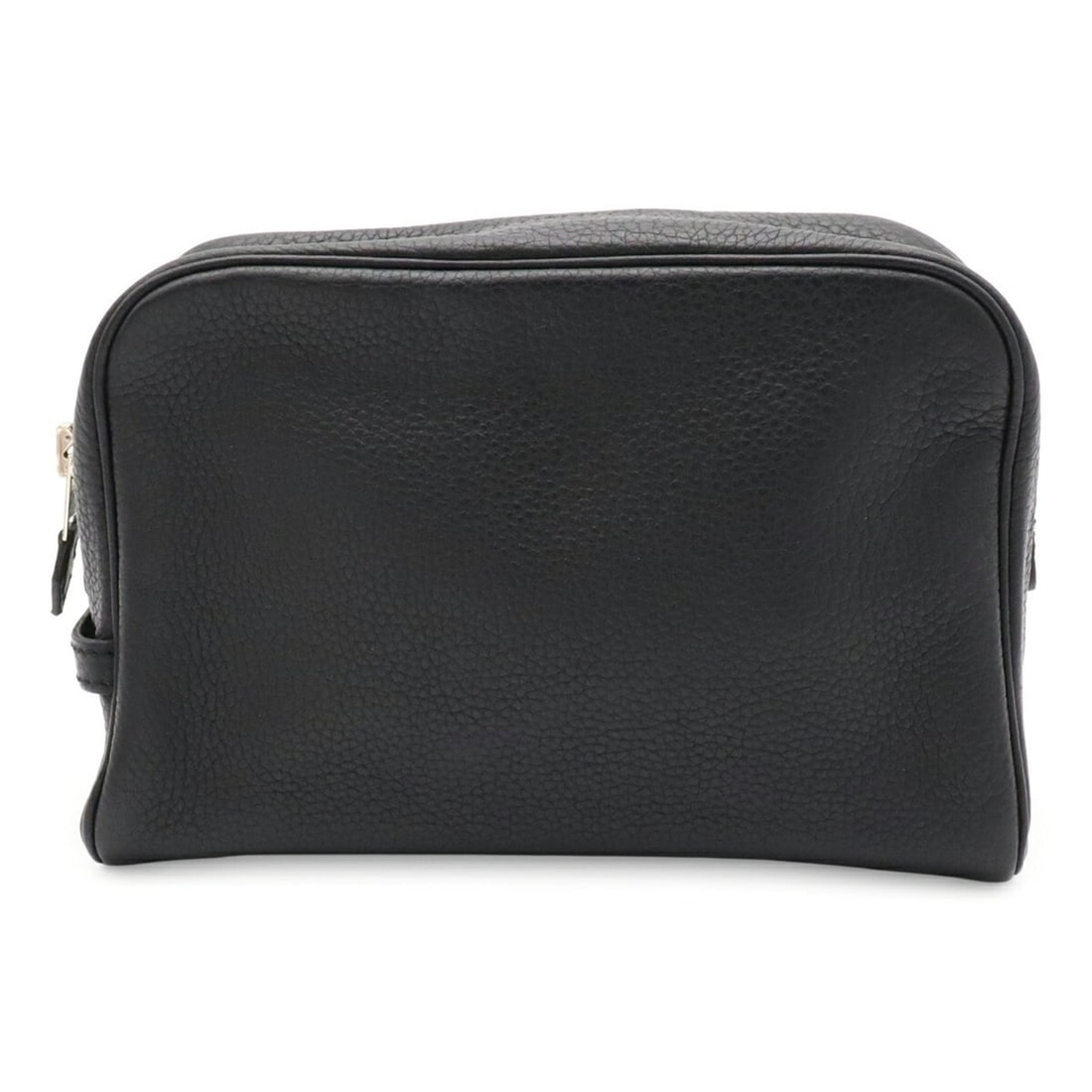 HERMES Hermes Trouse Victoria PM Handbag Pouch Clutch Bag Taurillon Clemence Leather Black ?L (1 of 10)