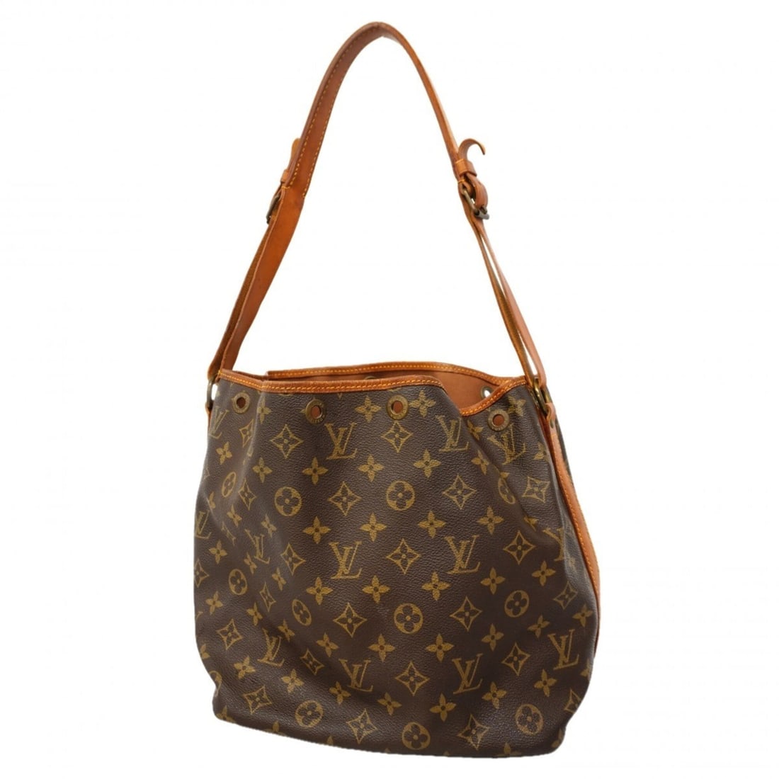 Louis Vuitton Monogram Petit Noé Shoulder Bag M42226 Brown Women's: --- Catalog ---Category: SizeSize (HxWxD): 27cm x 24cm x 18cm / 10.62'' x 9.44'' x 7.08''Category: DesignType: Shoulder bagColor: BrownGender: WomenCategory: GeneralMPN: M42226Brand: Louis Vuitton--- 