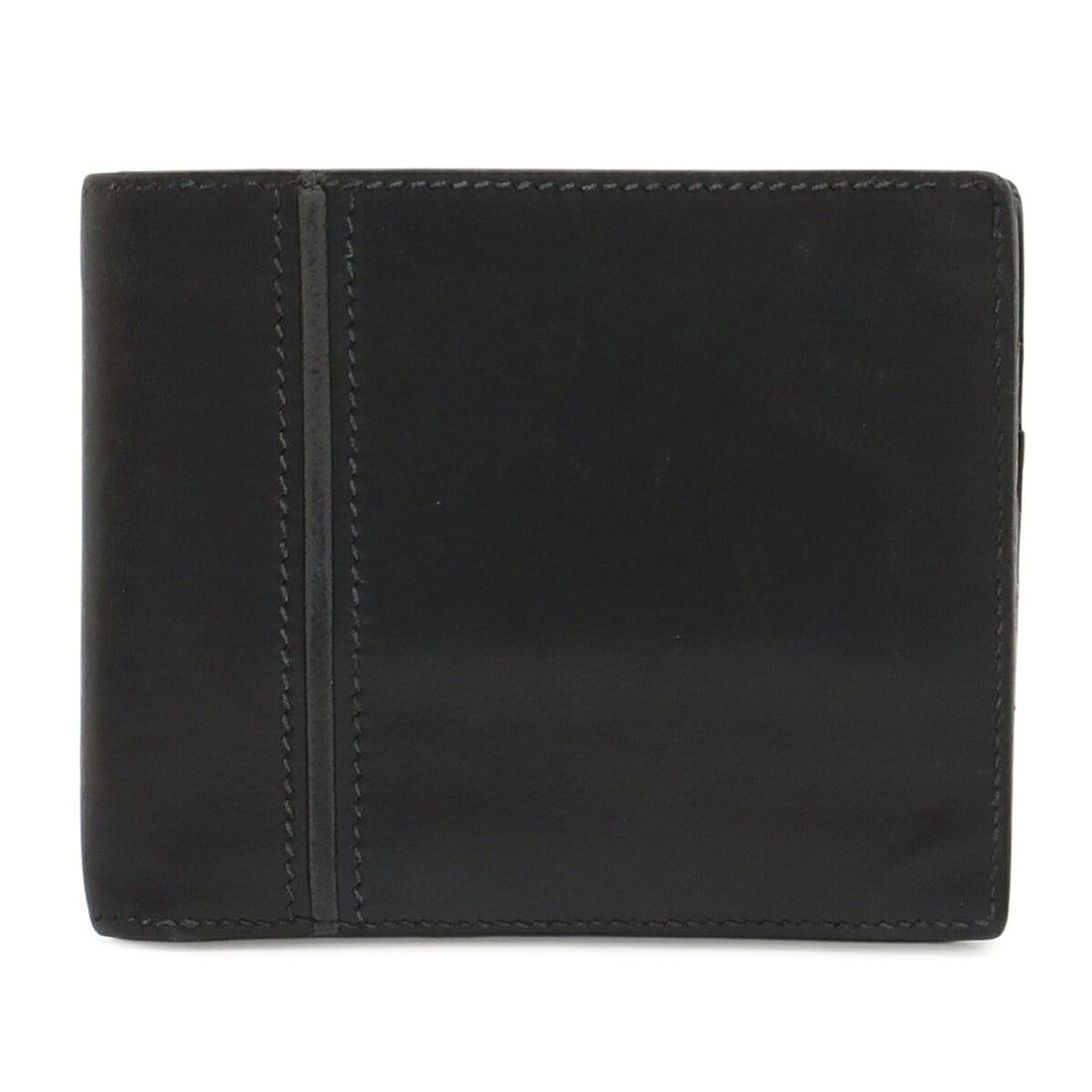 HERMES MC2 Copernicus Bi-fold Wallet, Leather, Black, ?L Stamp: --- Catalog ---Category: SizeSize (HxWxD): 9cm x 11cm / 3.54'' x 4.33''Category: DesignType: Wallet (bi-fold)Color: BlackGender: MenMaterial: Leather Category: GeneralBrand: HermesCountry of Origin: F