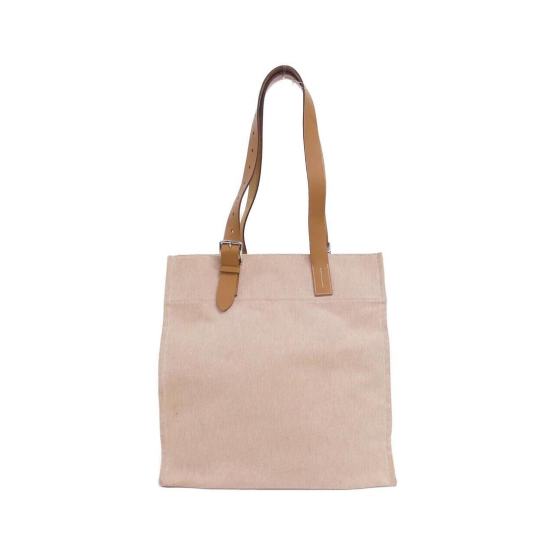 Hermes Hermès Etrivière Shopping Handbag: --- Catalog ---Category: SizeSize (HxWxD): 40cm x 40cm x 15cm / 15.74'' x 15.74'' x 5.9''Category: DesignType: HandbagColor: Ecru, OrangeGender: WomenHardware Color: SilverCategory: GeneralBrand: Herm
