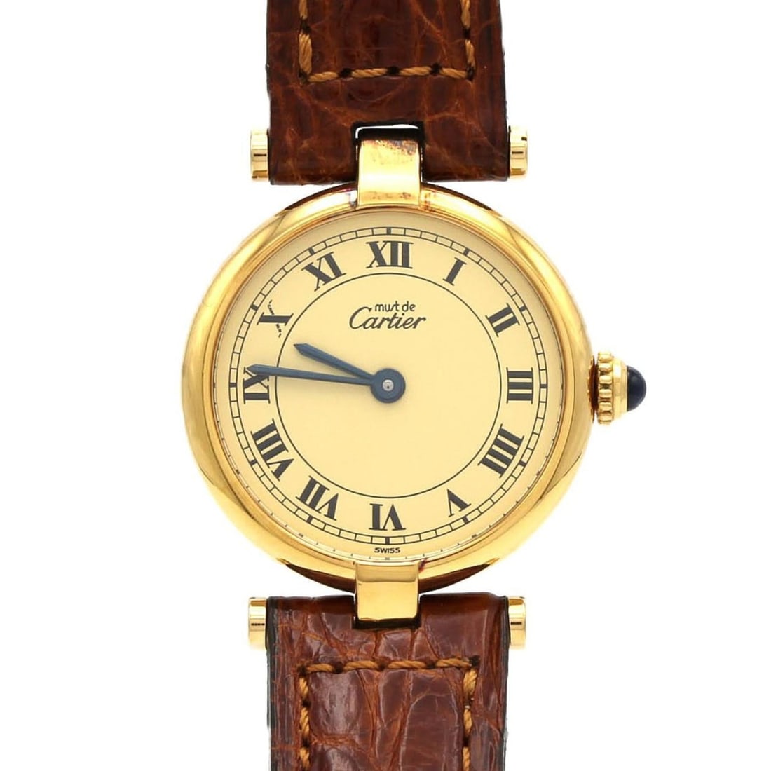 Cartier Must VLC SM GP Quartz Watch: --- Catalog ---Category: SizeCase Diameter: 24mm / 0.94''Category: DesignType: WristwatchGender: WomenColor (Dial): IvoryMaterial (Case): Gold platedCategory: GeneralBrand: CartierCategory: MovementMo