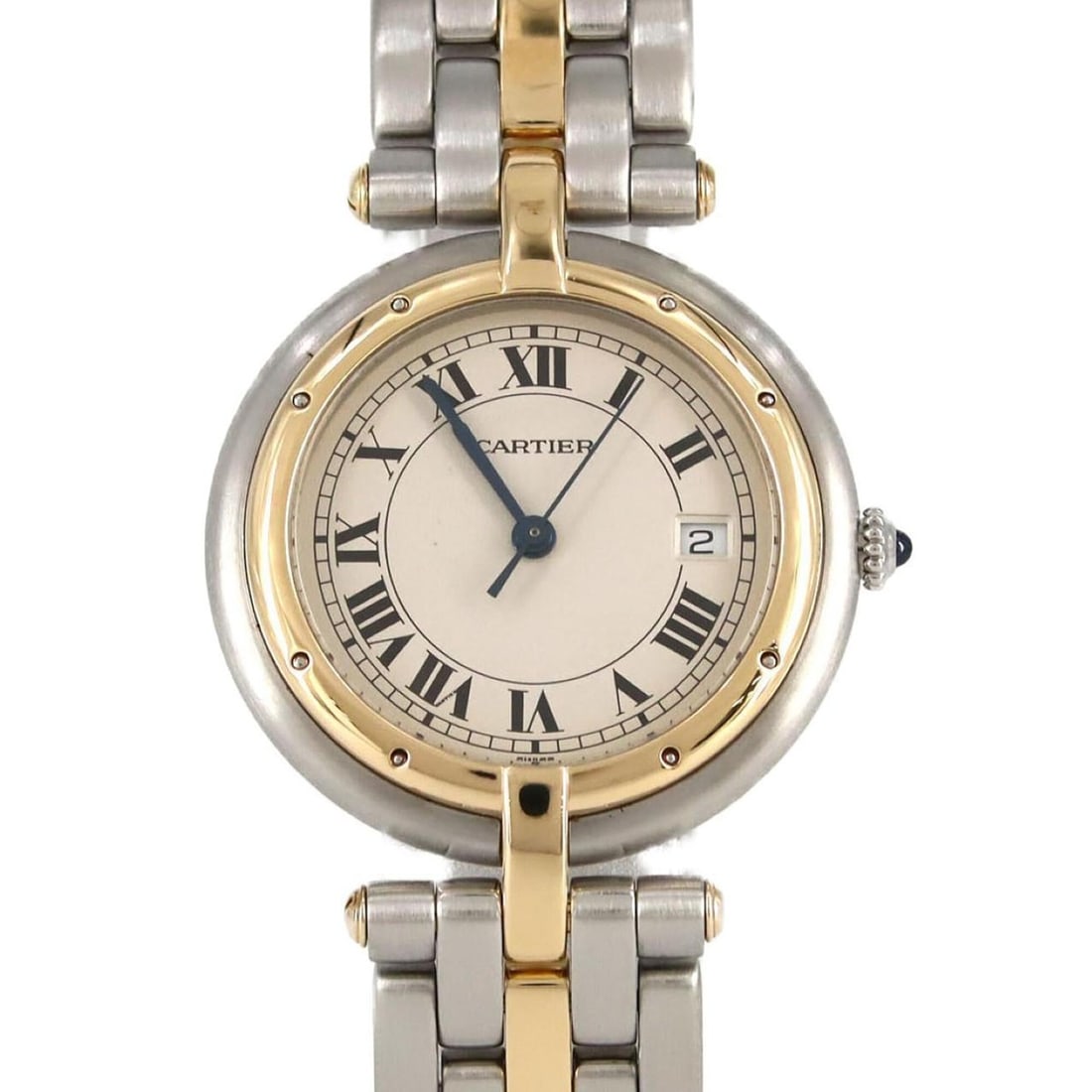 Cartier Panthère Vendôme LM 1ROW 83084241 SSxYG Quartz Watch: --- Catalog ---Category: SizeWrist Size: 18cm / 7.08''Case Diameter: 29.5mm / 1.16''Category: DesignType: WristwatchGender: Men,WomenColor (Dial): SilverMaterial (Band): Stainless steel, Yellow goldMa