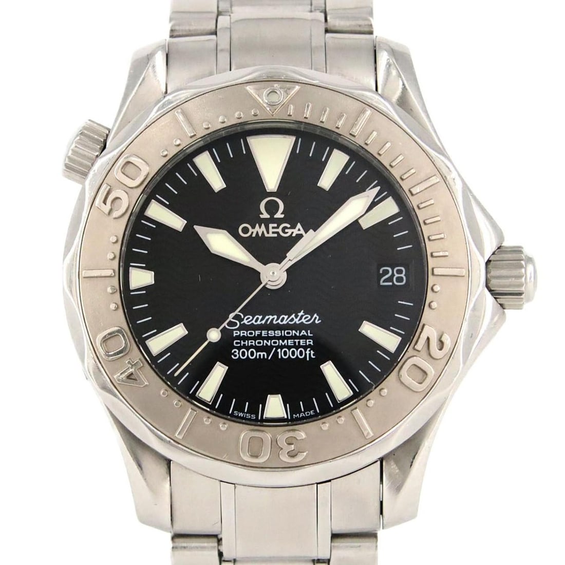 Omega Seamaster Professional 2236.50 SSxWG Automatic Watch: --- Catalog ---Category: SizeWrist Size: 20cm / 7.87''Case Diameter: 36mm / 1.42''Category: DesignType: WristwatchGender: MenColor (Dial): BlackMaterial (Band): Stainless steelMaterial (Case): Stainle