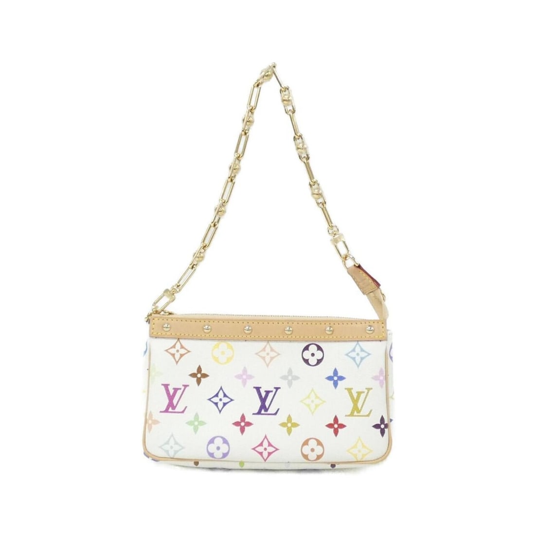 Louis Vuitton Multicolor (LV X™) Pochette Accessoires M13404 Accessory Pouch: --- Catalog ---Category: SizeSize (HxWxD): 13cm x 22cm x 4cm / 5.11'' x 8.66'' x 1.57''Category: DesignType: Pochette, PouchColor: WhiteGender: WomenMaterial: Coated canvas Hardware Color: GoldCategor