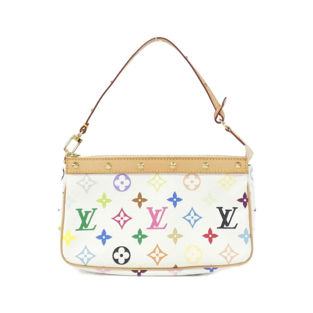 Louis Vuitton Multicolor Pochette Accessoires M92649 Accessory Pouch: --- Catalog ---Category: SizeSize (HxWxD): 13cm x 21cm x 5cm / 5.11'' x 8.26'' x 1.96''Category: DesignType: Pochette, PouchColor: WhiteGender: WomenMaterial: Coated canvas Hardware Color: GoldCategor
