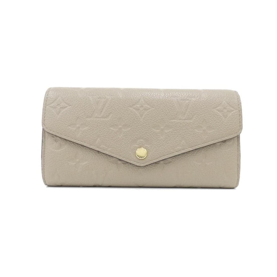 Louis Vuitton Monogram Empreinte Portefeuille Sarah M82256 Wallet: --- Catalog ---Category: SizeSize (HxWxD): 11cm x 19cm x 2cm / 4.33'' x 7.48'' x 0.78''Category: DesignType: Long wallet (bi-fold)Color: Beige, TourterelleGender: Men,WomenMaterial: Leather Leather/Fu