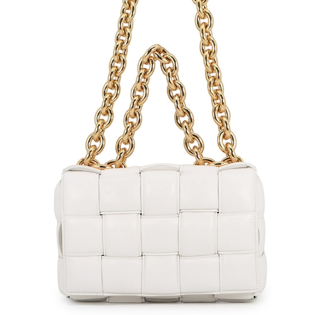 Bottega Veneta Chain Shoulder Bag Cassette Leather 631421 BOTTEGA VENETA Handbag White: --- Catalog ---Category: SizeWeight: 1.3kg / 2.86lb.Size (HxWxD): 18cm x 26.5cm x 7cm / 7.08'' x 10.43'' x 2.75''Strap Length: 113cm / 44.48''Category: DesignType: Handbag, Shoulder bagColor: WhiteGen