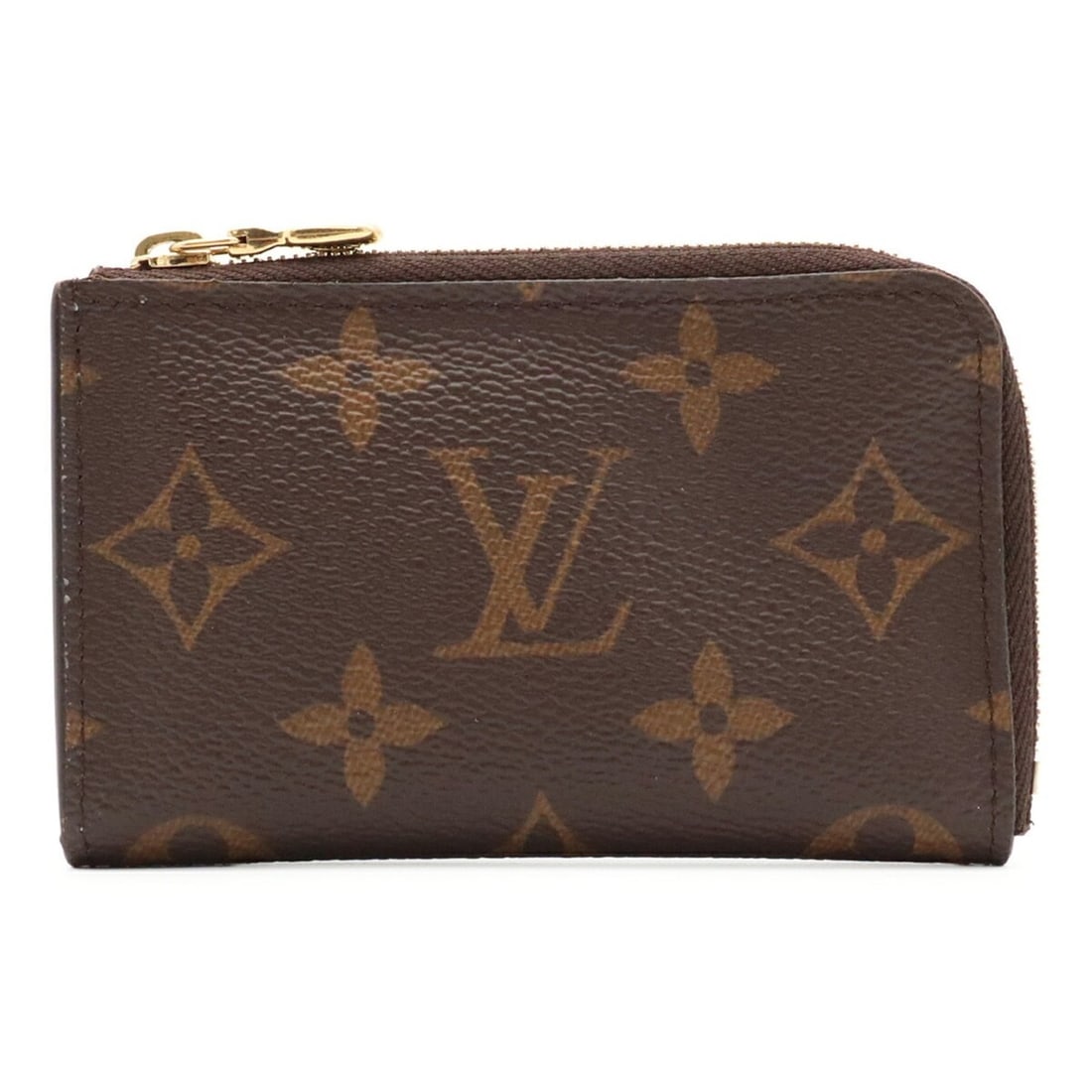 LOUIS VUITTON Louis Vuitton Monogram Porte Clé Noir Wallet/Coin Case, Coin Purse with Key Hook, (1 of 10)