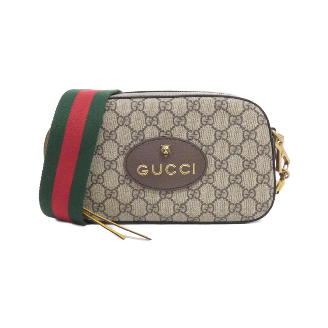 Gucci NEO VINTAGE 476466 K9GVT Shoulder Bag: --- Catalog ---Category: SizeSize (HxWxD): 15cm x 24cm x 7cm / 5.9'' x 9.44'' x 2.75''Category: DesignType: Shoulder bagColor: Beige, BrownGender: Women,MenMaterial: GG Supreme , Leather Hardware