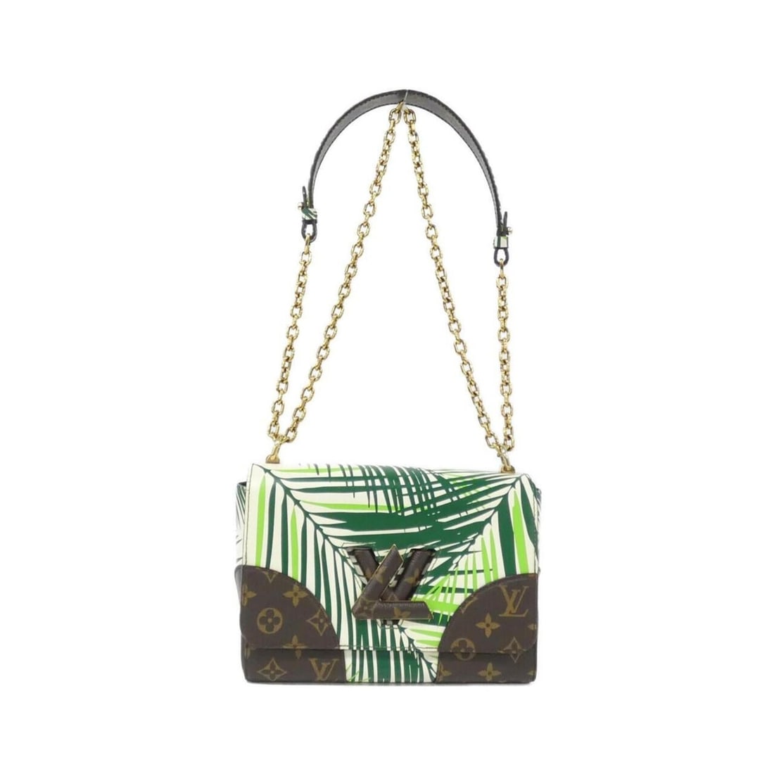 Louis Vuitton Twist M50965 Shoulder Bag: --- Catalog ---Category: SizeSize (HxWxD): 18cm x 23cm x 8cm / 7.08'' x 9.05'' x 3.14''Category: DesignType: Shoulder bagColor: GreenGender: WomenMaterial: Leather , Coated canvas Hardware Color: