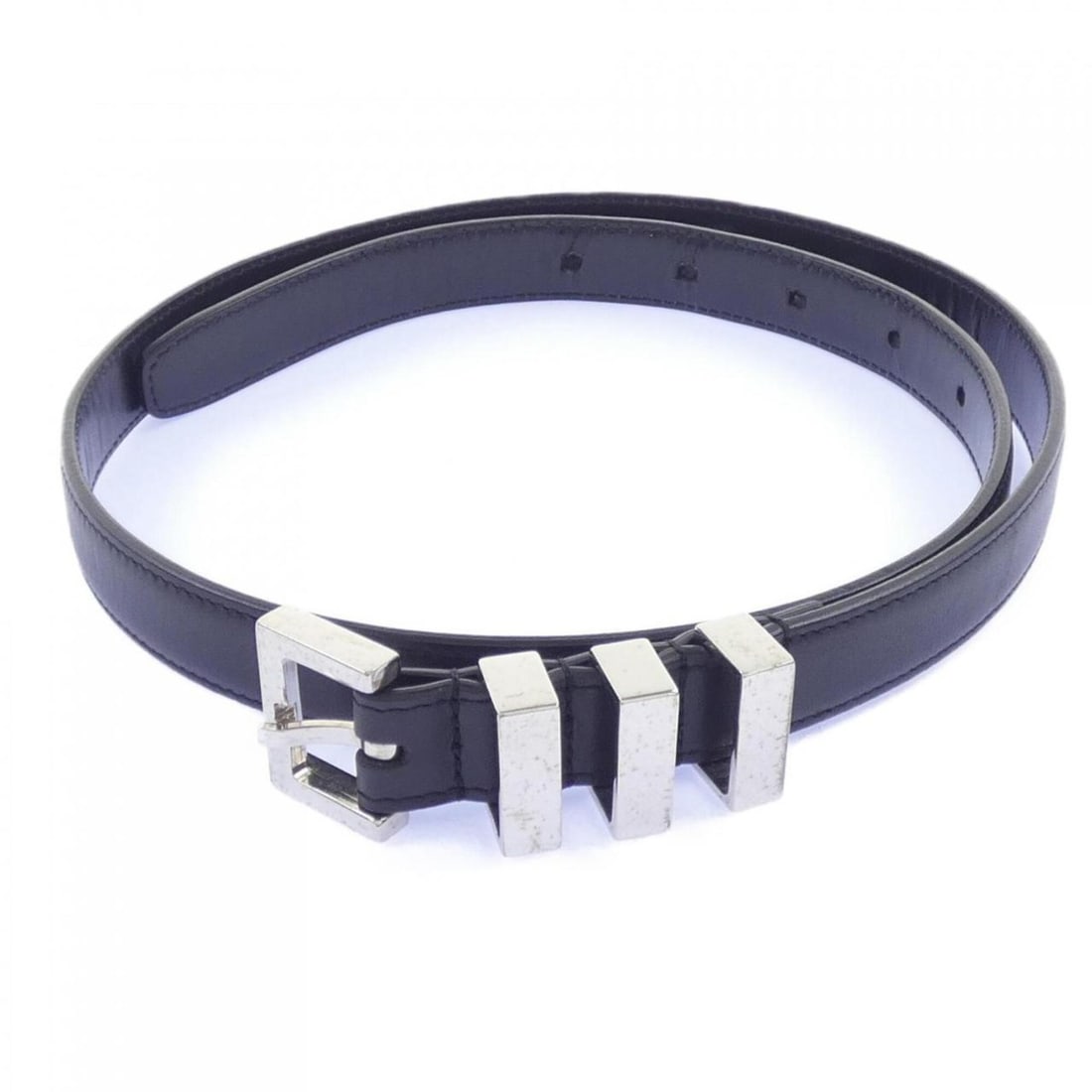 Saint Laurent 347357 Belt: --- Catalog ---Category: SizeWidth: 2cm / 0.78''Length: 70.5cm - 80.5cm / 27.75'' - 31.69''Category: DesignType: Standard beltColor: BlackGender: MenCategory: GeneralMPN: 347357Brand: Saint Laurent---