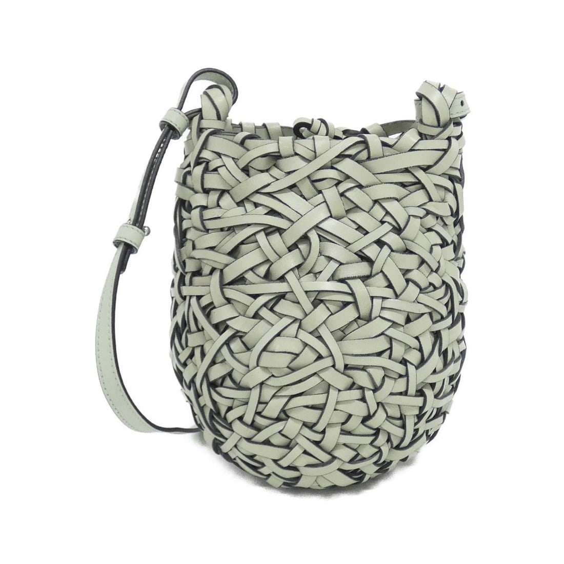 Loewe Nest Basket Handbag Small A223S92XAM Shoulder Bag: --- Catalog ---Category: SizeSize (HxWxD): 19cm x 19cm x 17cm / 7.48'' x 7.48'' x 6.69''Category: DesignType: Basket, Handbag, Shoulder bagColor: Green, Light greenGender: Women,MenMaterial: Leather L